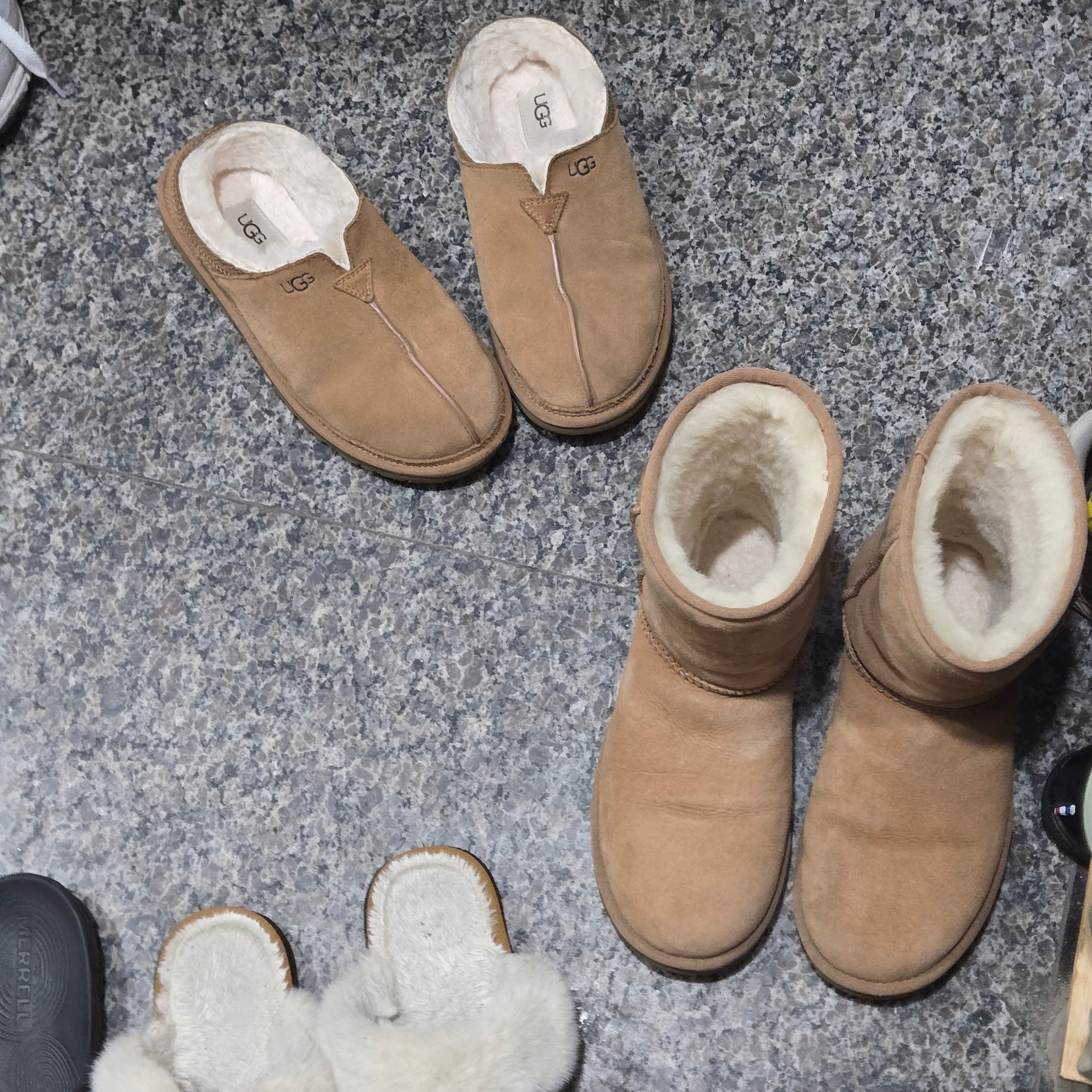 (W) UGG Classic Mini II Boots Chestnut 착용 스타일