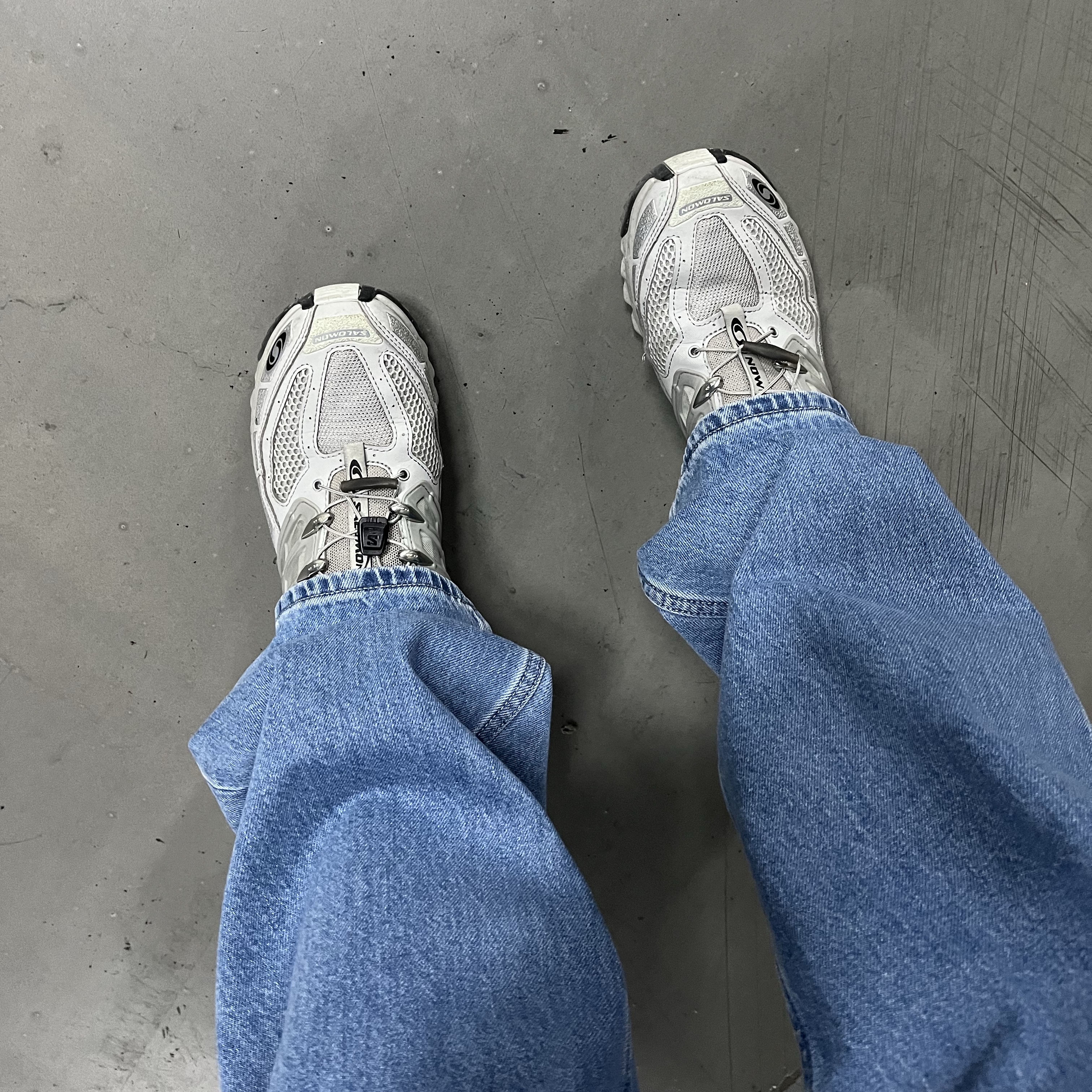 Salomon ACS Pro Metal Ghost 착용 스타일