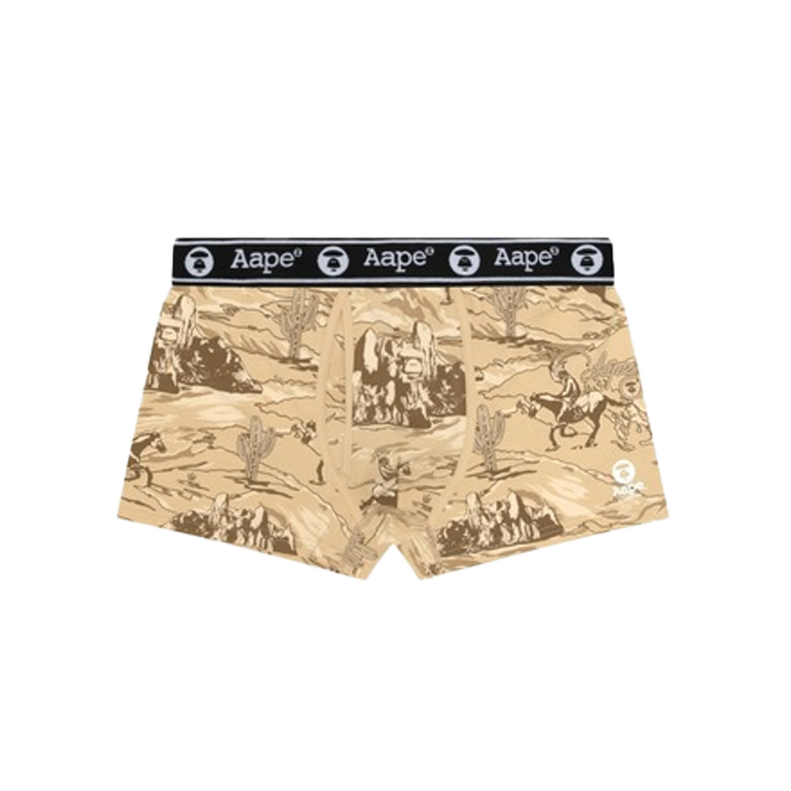 KM5BUN1AP58BR AAPE Basic Underwear Blue Brown - 25SS