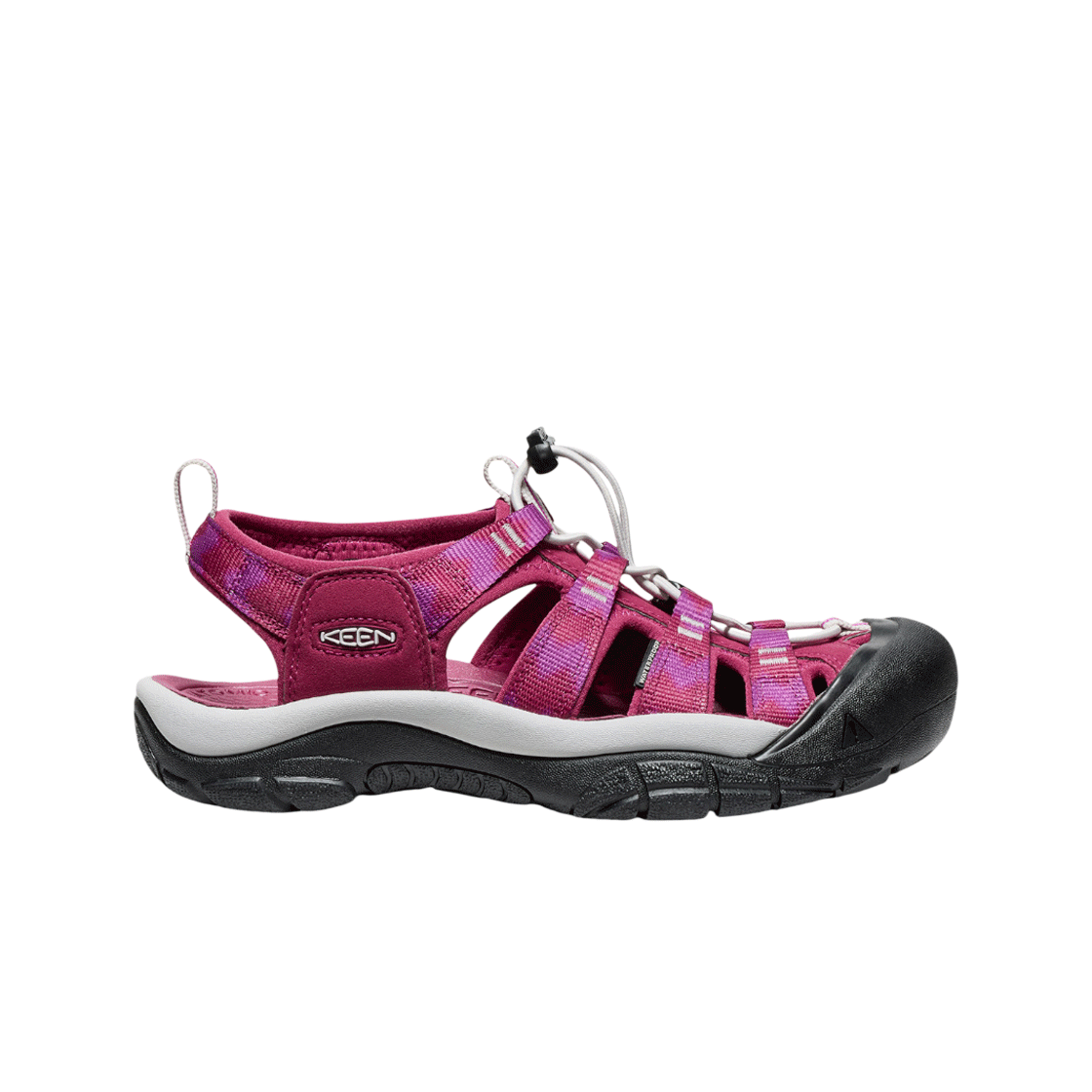 킨 뉴포트 H2 와인 여성 샌들(Keen Newport H2 Sandals Women Beaujolais/Star White)