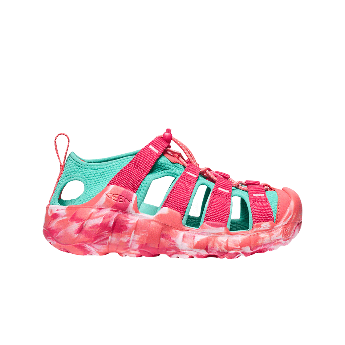 킨 하이퍼포트 H2 주니어 샌들 라즈베리/풀 블루(Keen Hyperport H2 Youth Sandal Raspberry/Pool Blue)