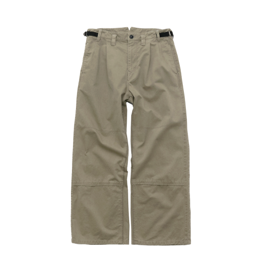 PL5PPT7100C8 Polyteru Side Zip Gosima Pants Beige
