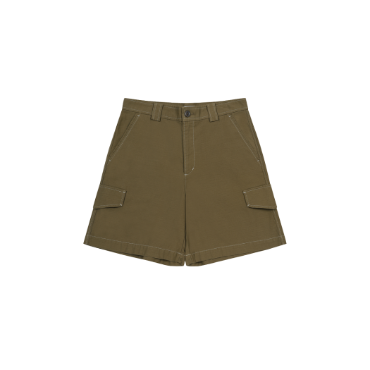 J3POM25321KHX AMOUPRE Woven Cargo Shorts Khaki