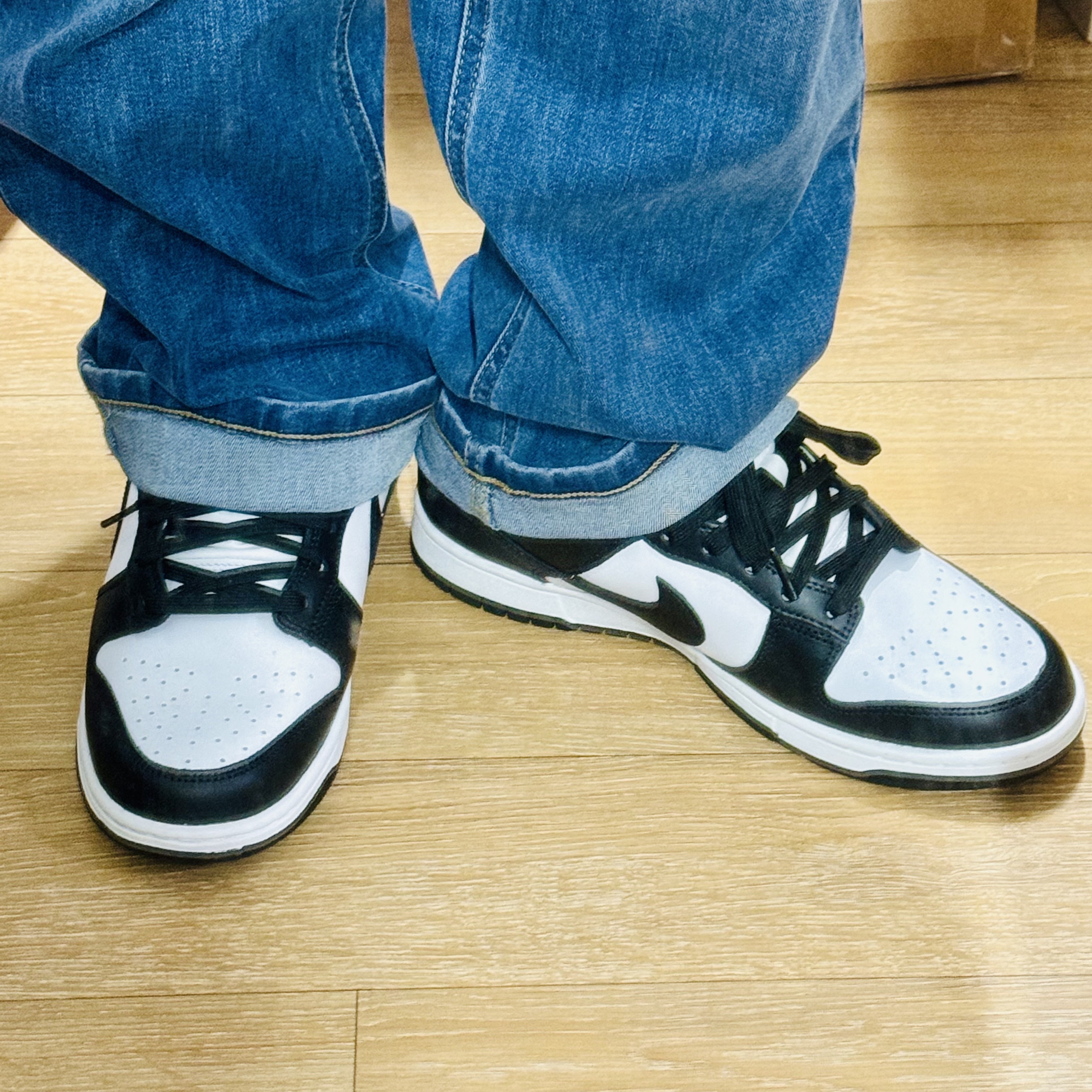 Nike Dunk Low Retro Black 착용 스타일