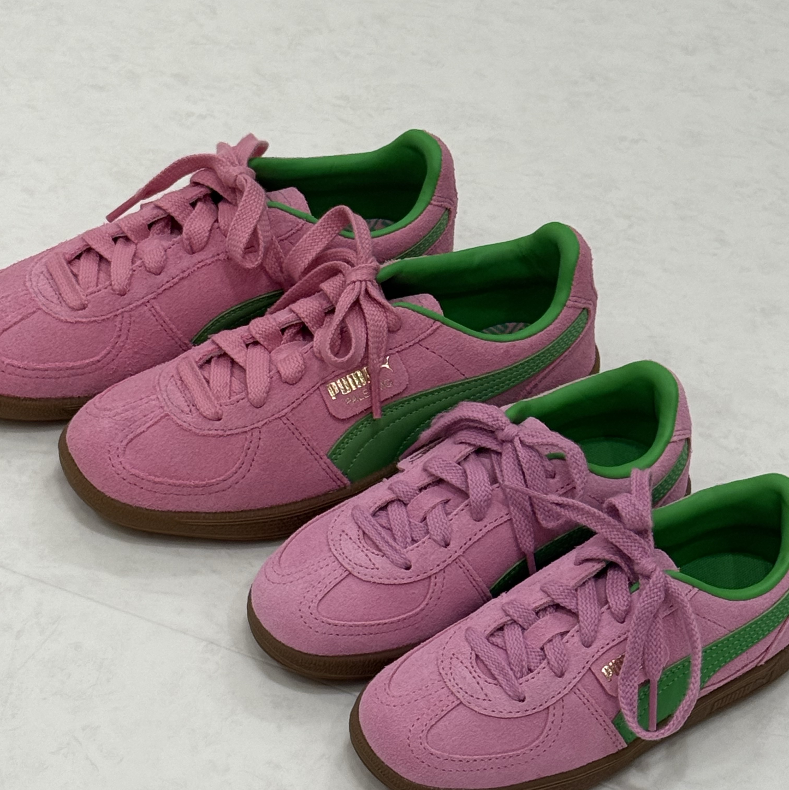 Puma Palermo Special Pink Delight Green, (PS) Puma Palermo Special Pink Delight Green 착용 스타일