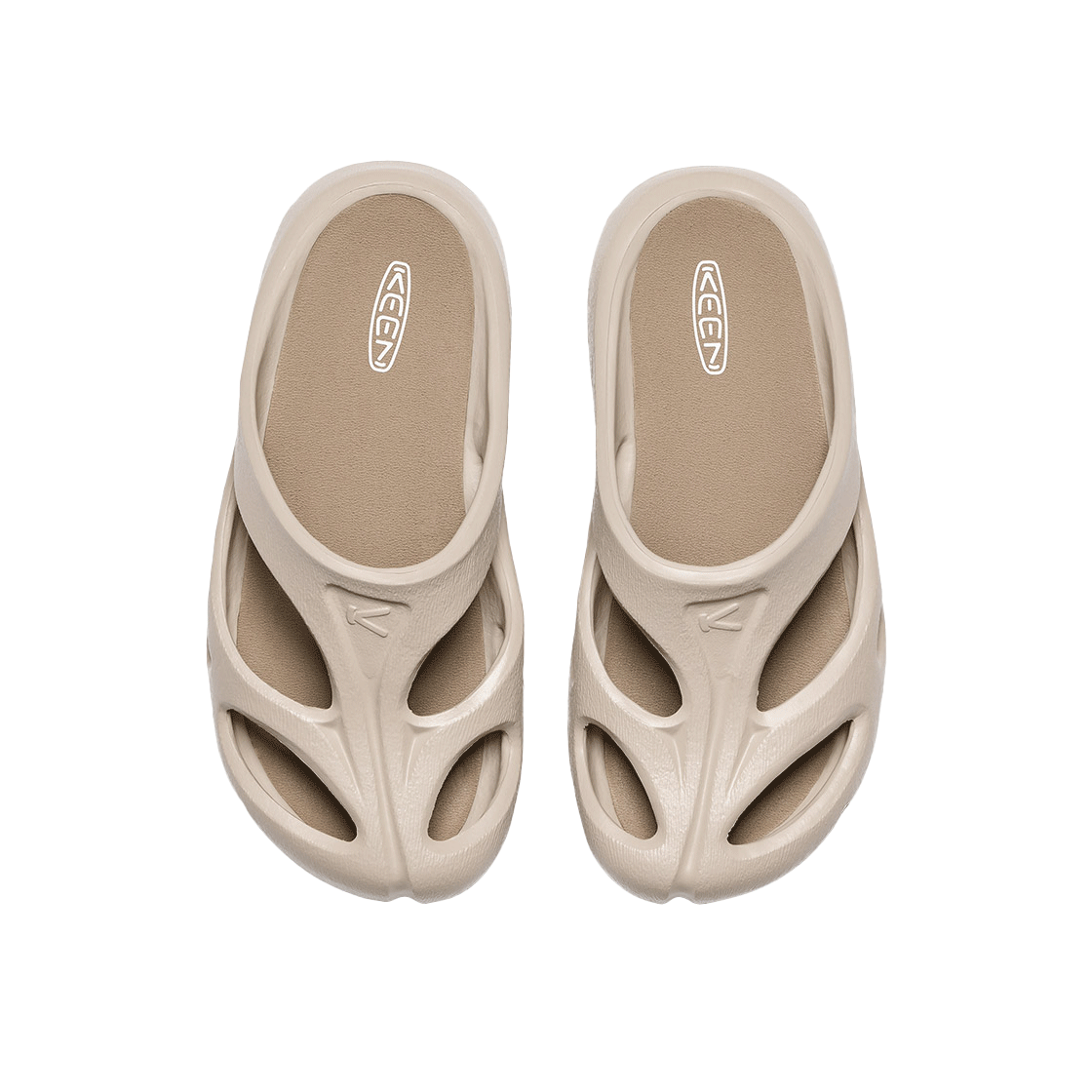 킨 샨티 밝은 베이지 여성 슬라이드 클로그(Keen Shanti Women Clog Plaza Taupe/Timberwolf) - 3