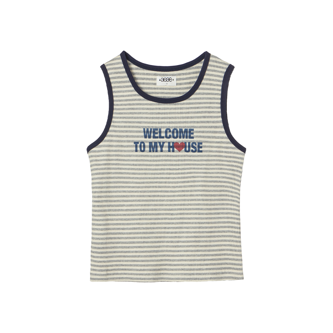 에이이에이이 웰컴 투 마이 하우스 슬리브리스 멜란지 그레이