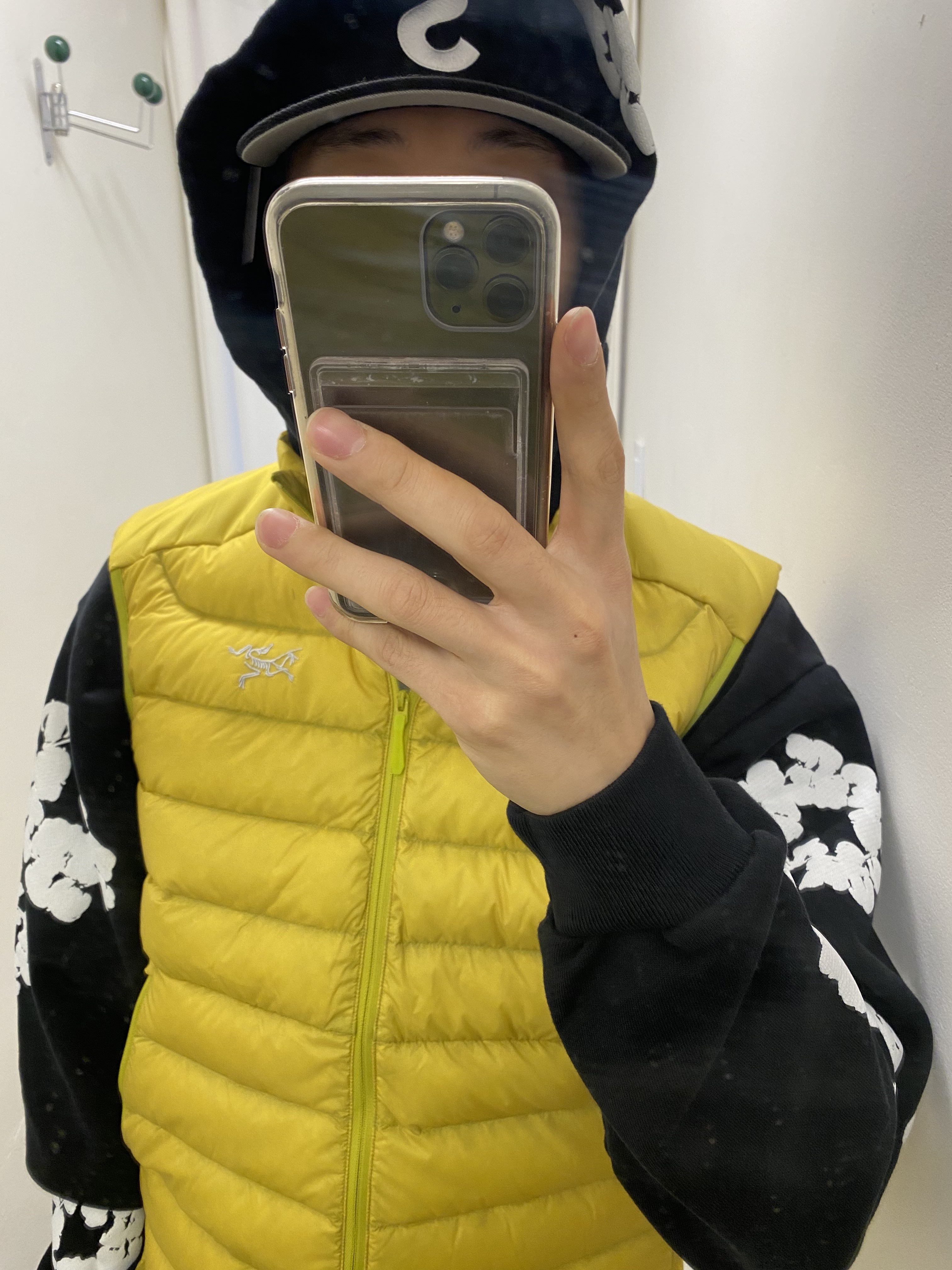 Denim Tears The Cotton Wreath Sweatshirt Black, Denim Tears The Cotton Wreath Sweatpants Black 착용 스타일 - 3