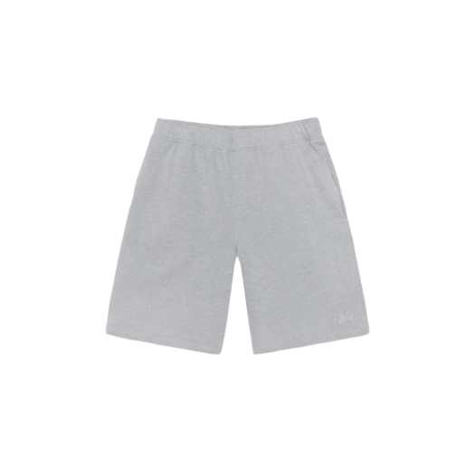 Stussy Double Layer Jersey Shorts Grey Heather
