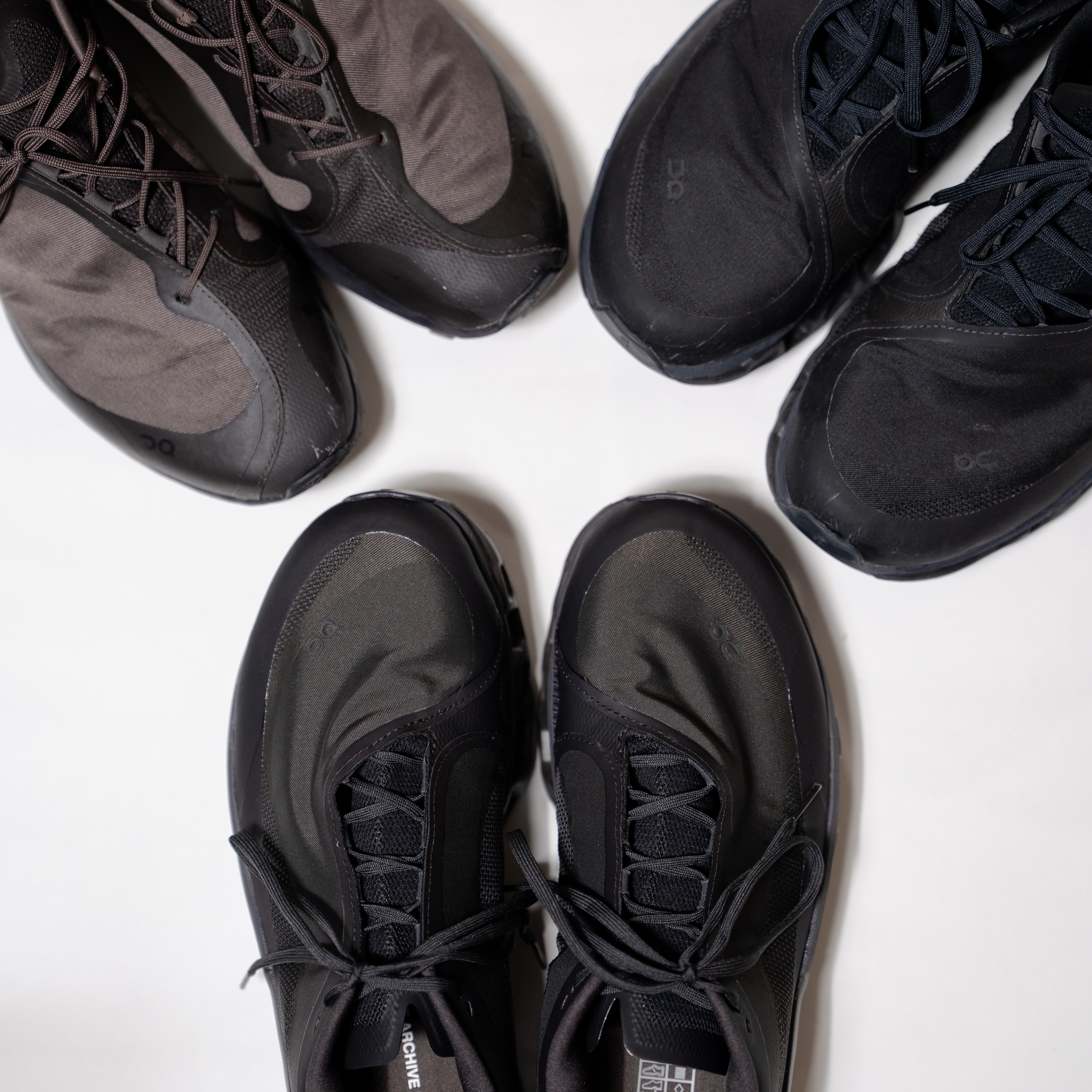On Running x Post Archive Faction (Paf) Cloudmonster 2 Thorn Brown, On Running x Post Archive Faction (Paf) Cloudmonster 2 Black Magnet 착용 스타일 - 2