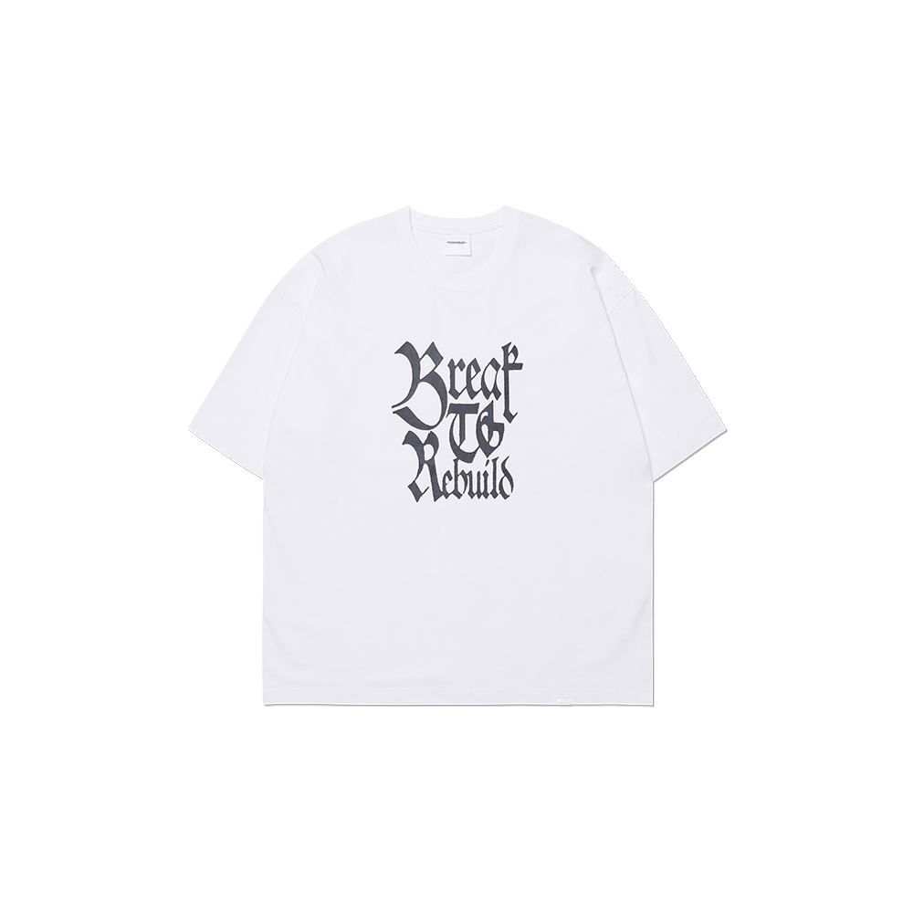 노매뉴얼 리빌드 티셔츠 화이트