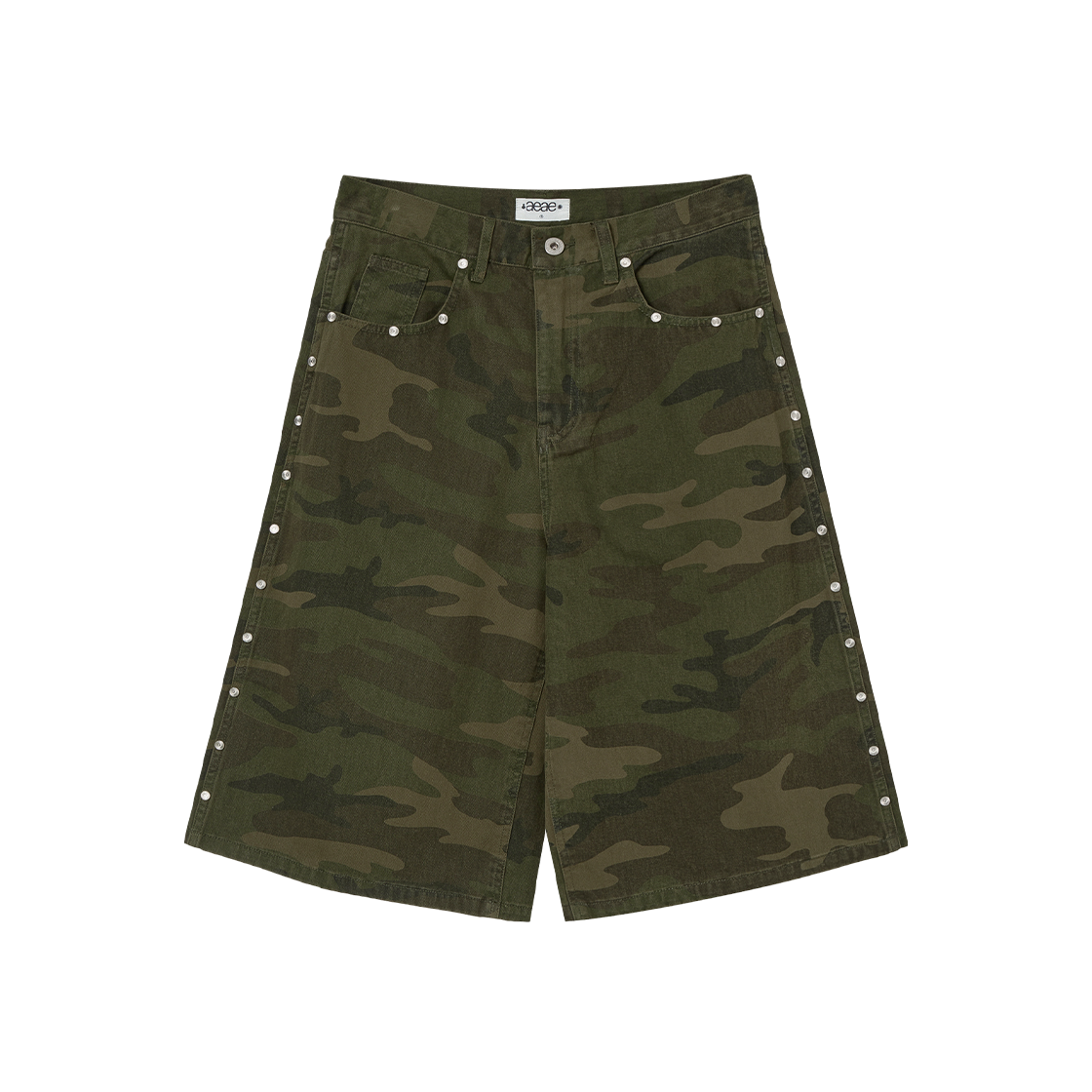 AE44SUHP002CAM AEAE Stud Shorts Camo