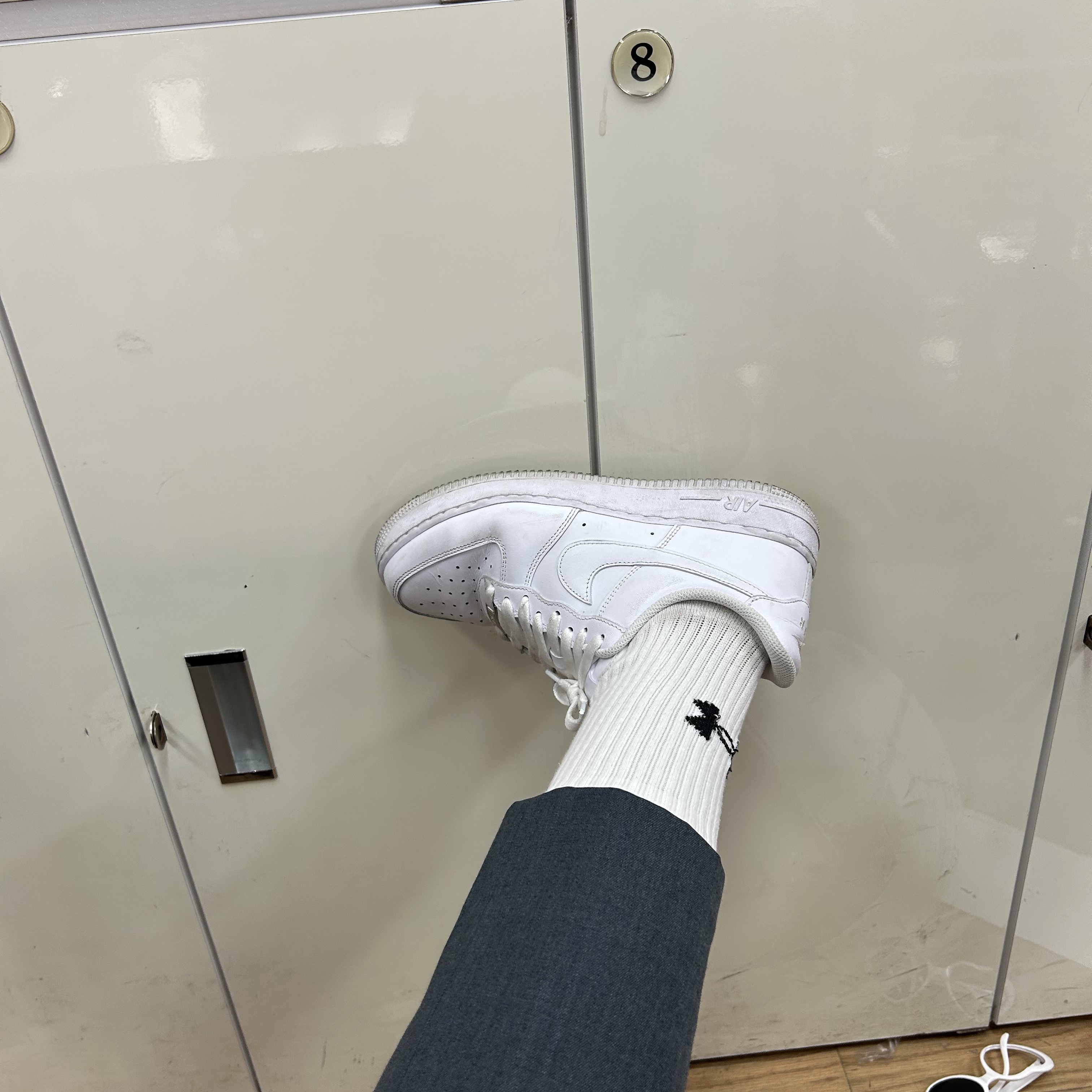 Nike Air Force 1 '07 Low White 착용 스타일