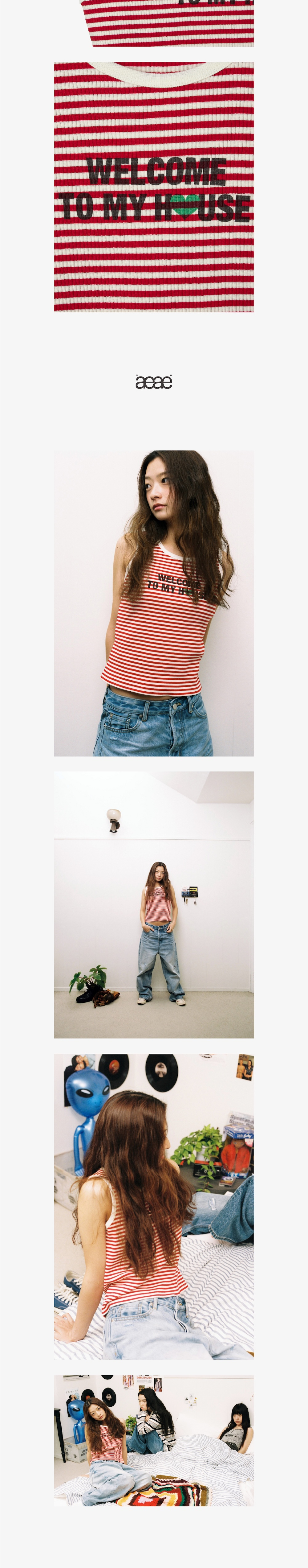 AEAE■WELCOME TO MY HOUSE SLEEVELESS■送料込 SLEEVELESS – aeae JAPAN