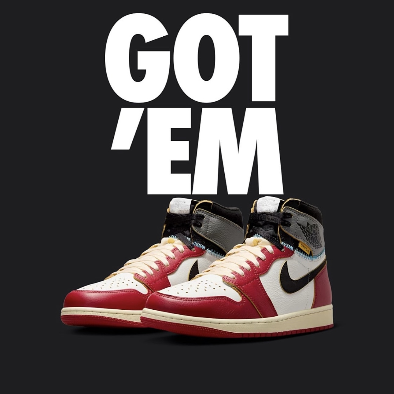 Jordan 1 x Union Retro High OG Chicago Shadow 착용 스타일 - 1