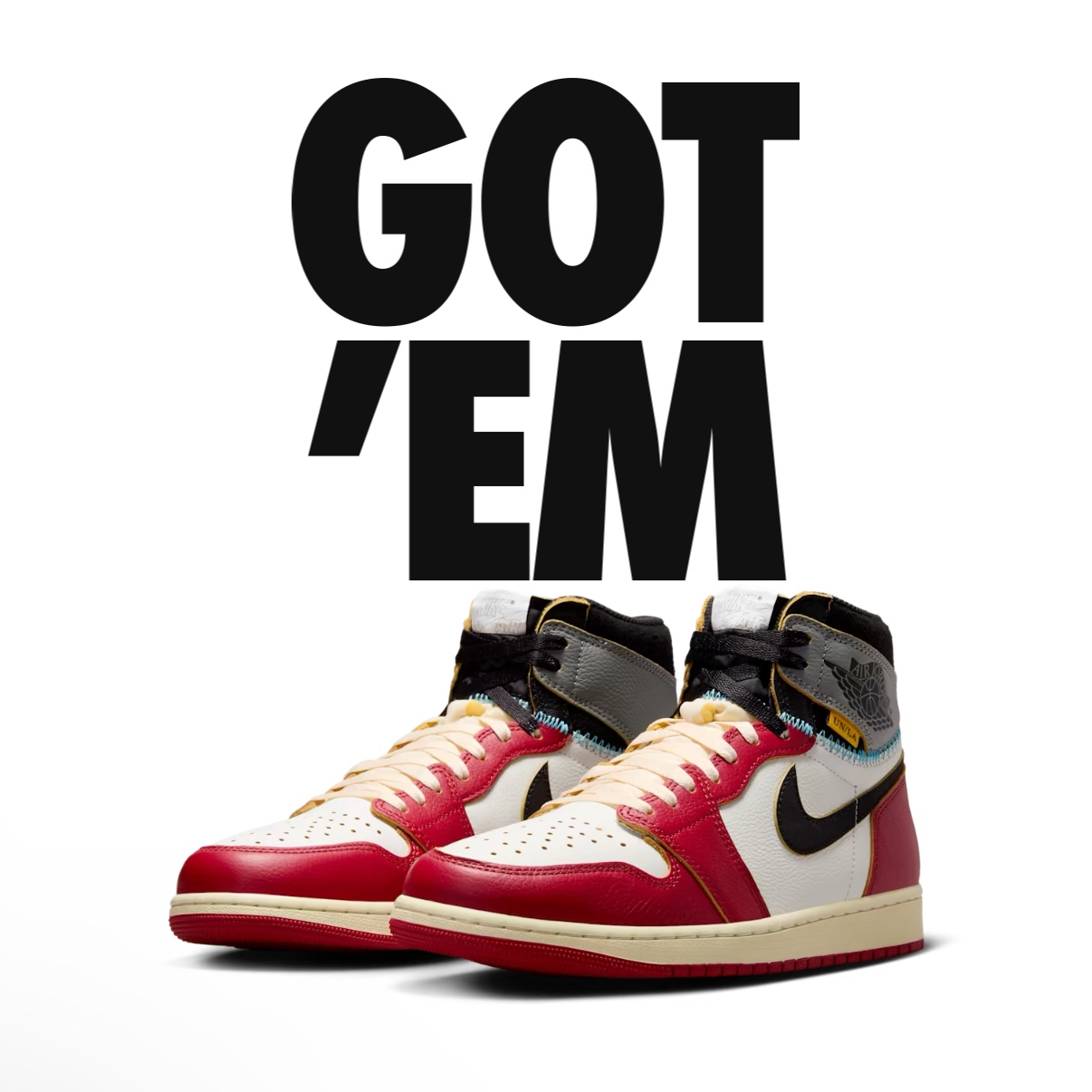Jordan 1 x Union Retro High OG Chicago Shadow 착용 스타일