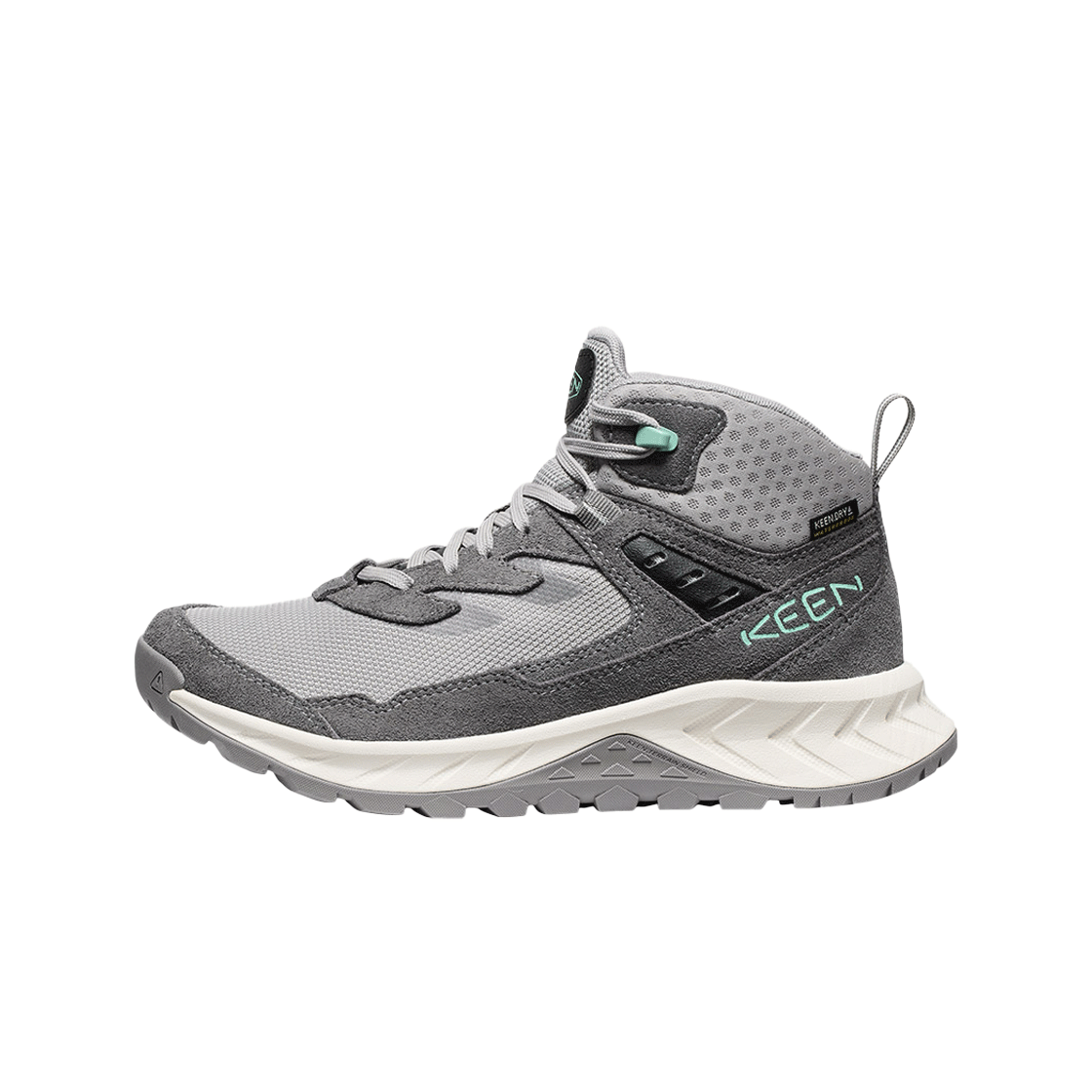 킨 하이트레일 Mid Wp 여성 밝은 그레이(Keen Hightrail Mid Wp Hiking Shoes Women Alloy/Lichen) - 2