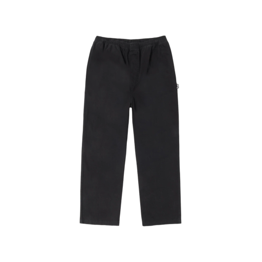 Stussy Beach Pants Cotton Twill Black