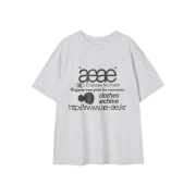 AEAE Web Logo T-Shirts Light Grey