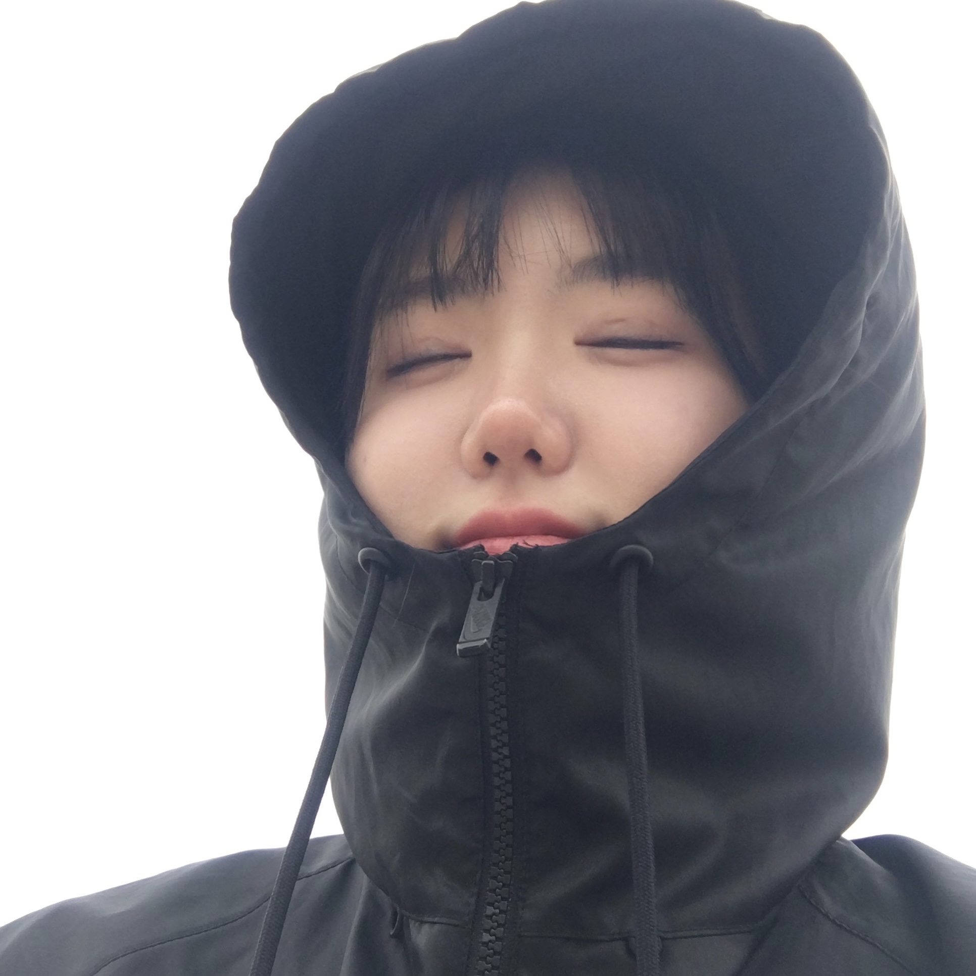 Nike NSW Windrunner Hoodie Jacket Black - Asia 착용 스타일 - 2