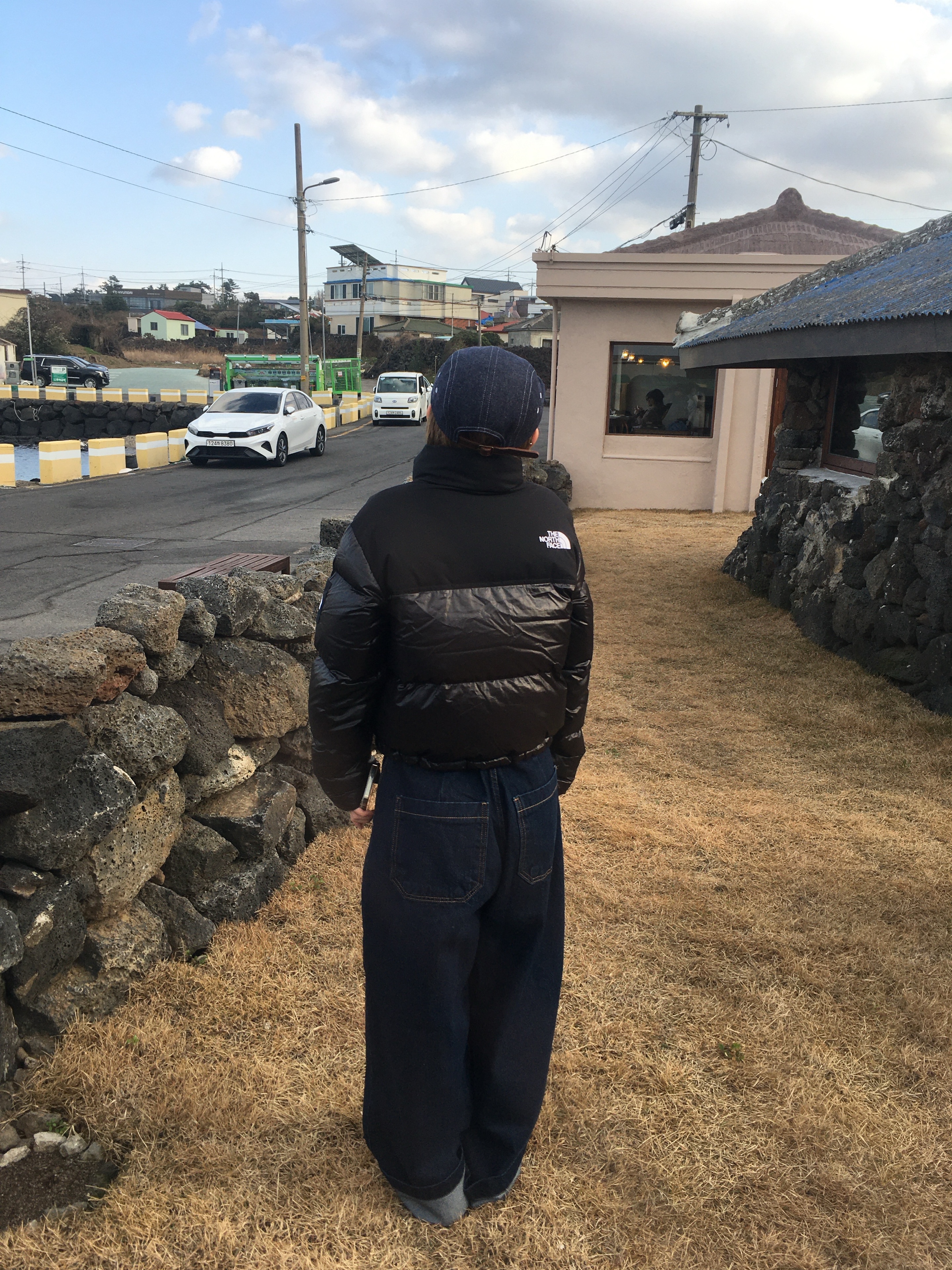 Supreme Wool Camp Cap Denim - 24FW, (W) The North Face White Label Novelty Nuptse Down Jacket Black 착용 스타일 - 2