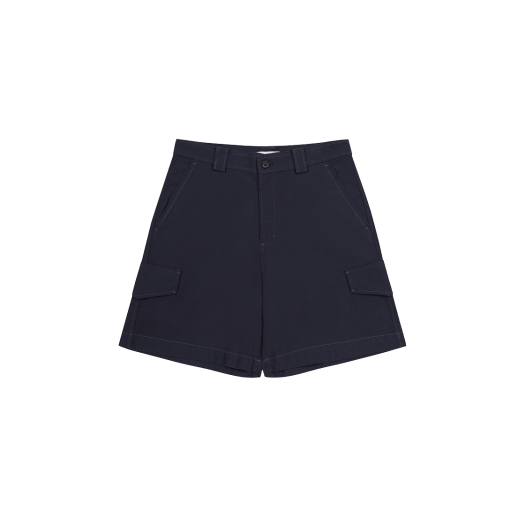 J3POM25321NYX AMOUPRE Woven Cargo Shorts Navy