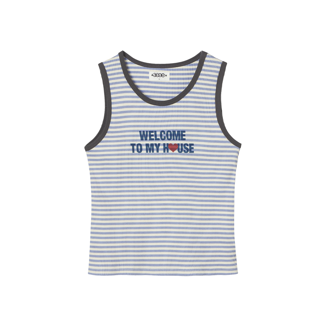 에이이에이이 웰컴 투 마이 하우스 슬리브리스 스카이블루