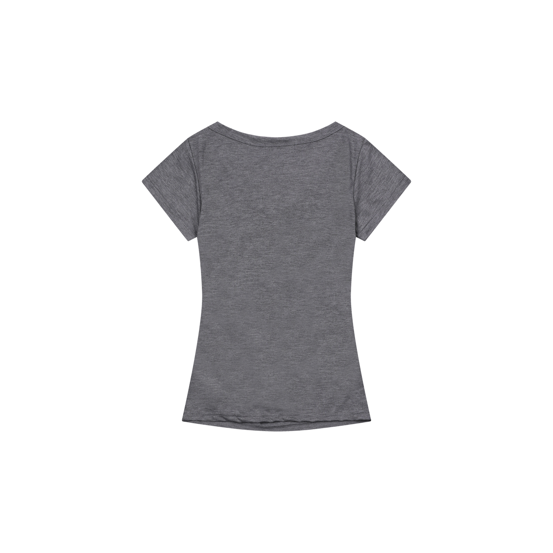 무센트 야티 사이드 셔링 브이넥 반팔티 차콜(MUCENT Yati Side Shirring V-Neck Half T Charcoal) - 2