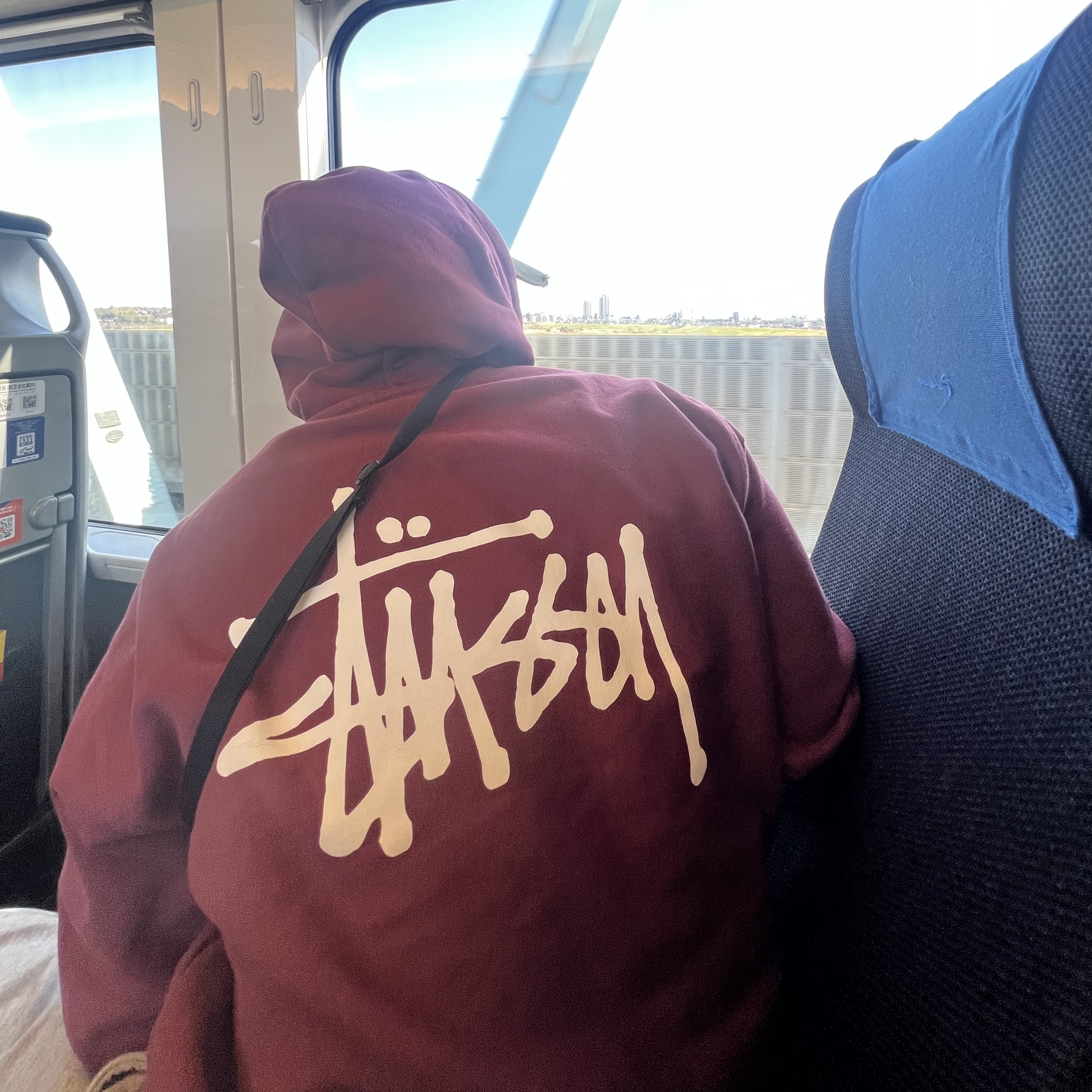 Stussy Basic Stussy Hoodie Oxblood 2024, [더블적립] ETCE Boy Hood Destroyed Cap Washed Khaki 착용 스타일 - 2
