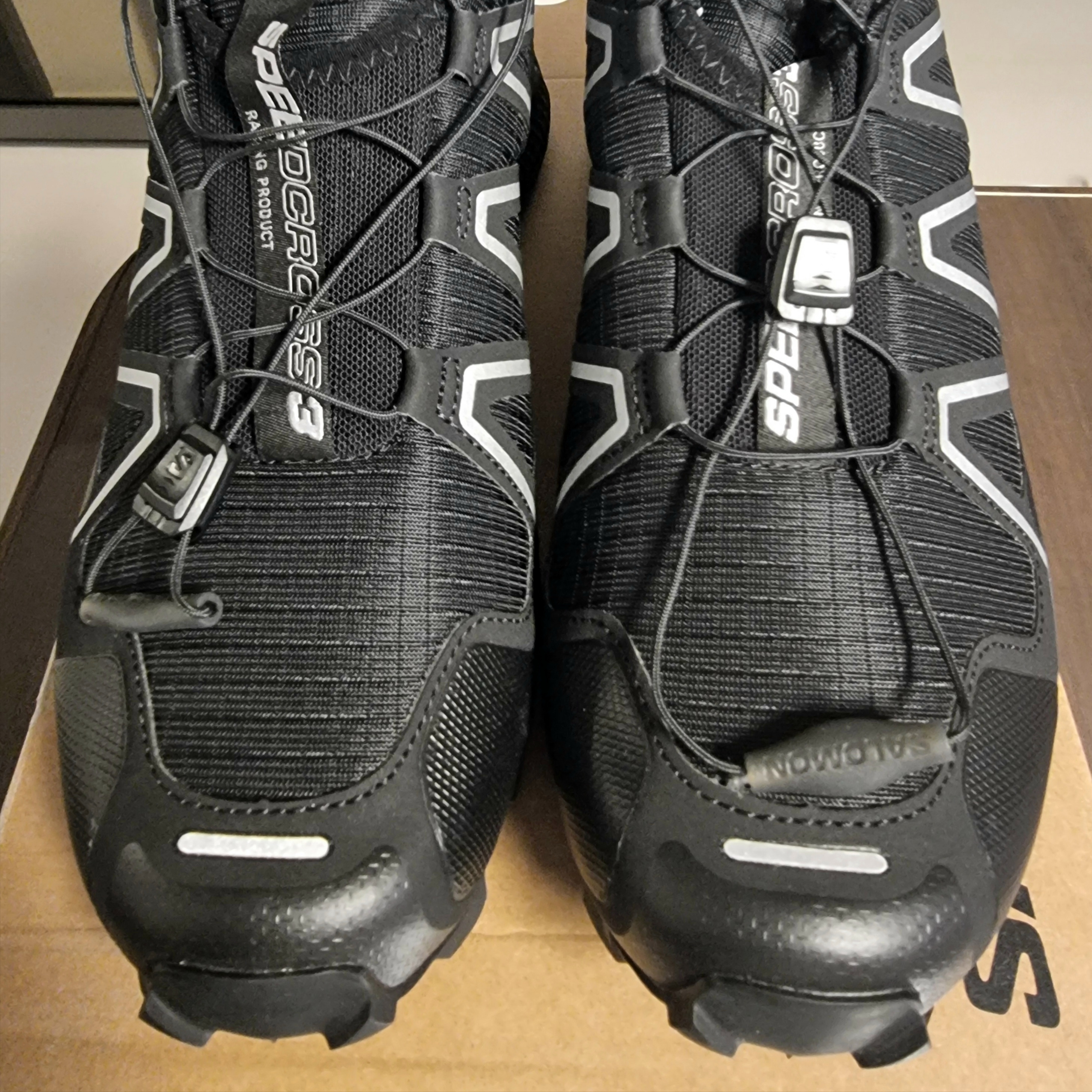 Salomon Speedcross 3 Black Silver 착용 스타일