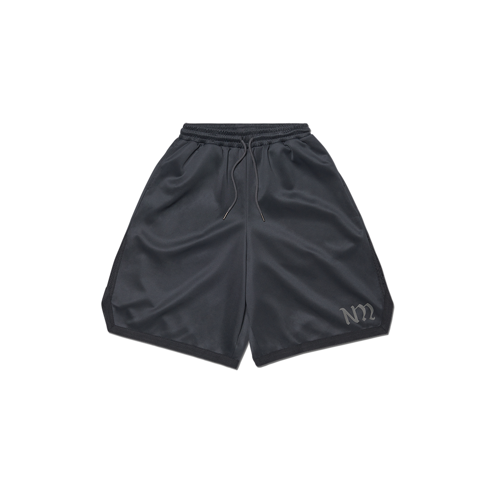 NMSS52SP04CHA NOMANUAL Buzzer Beater Jersey Shorts Charcoal