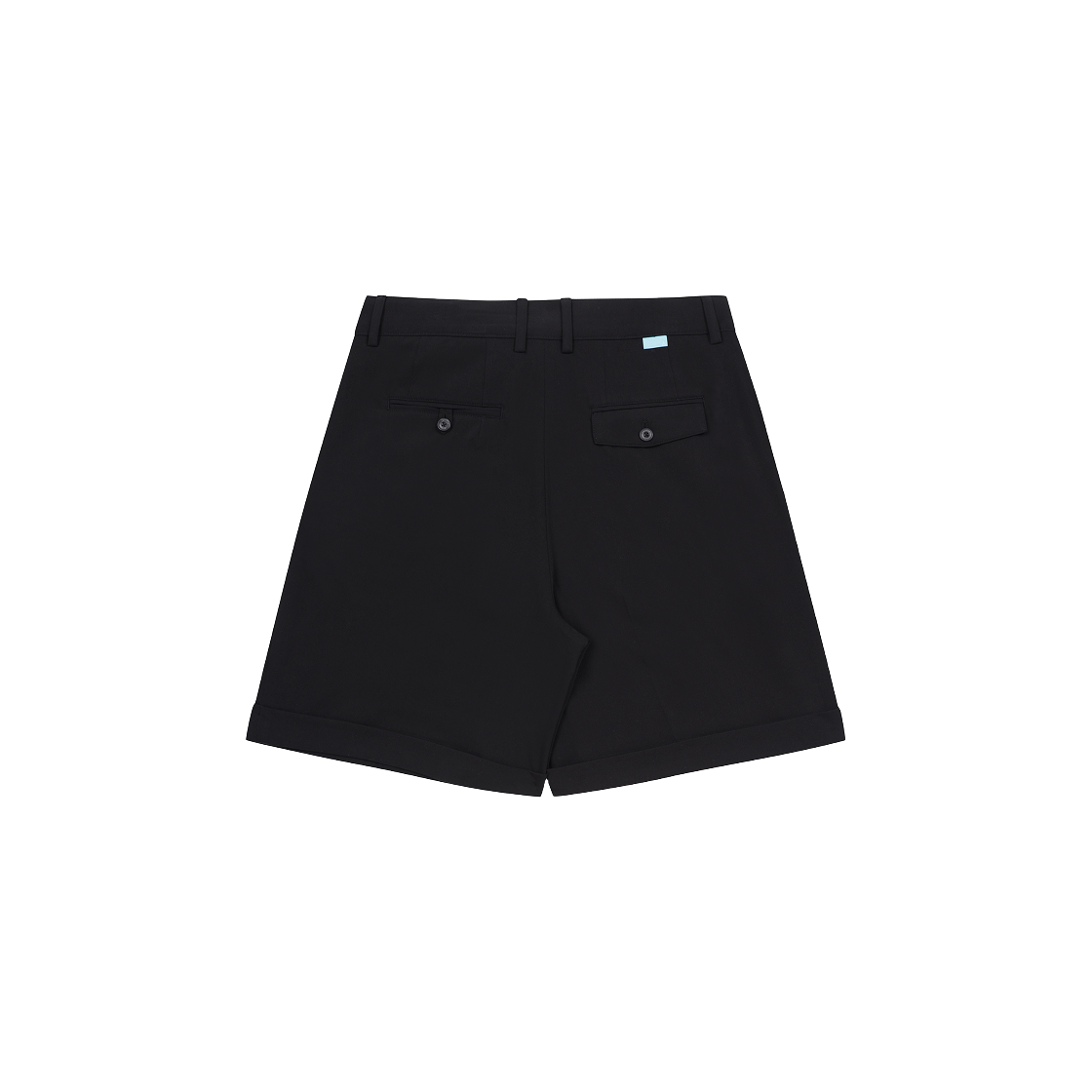 J3POM25331BKX AMOUPRE Two Tuck Bermuda Shorts Black - #2