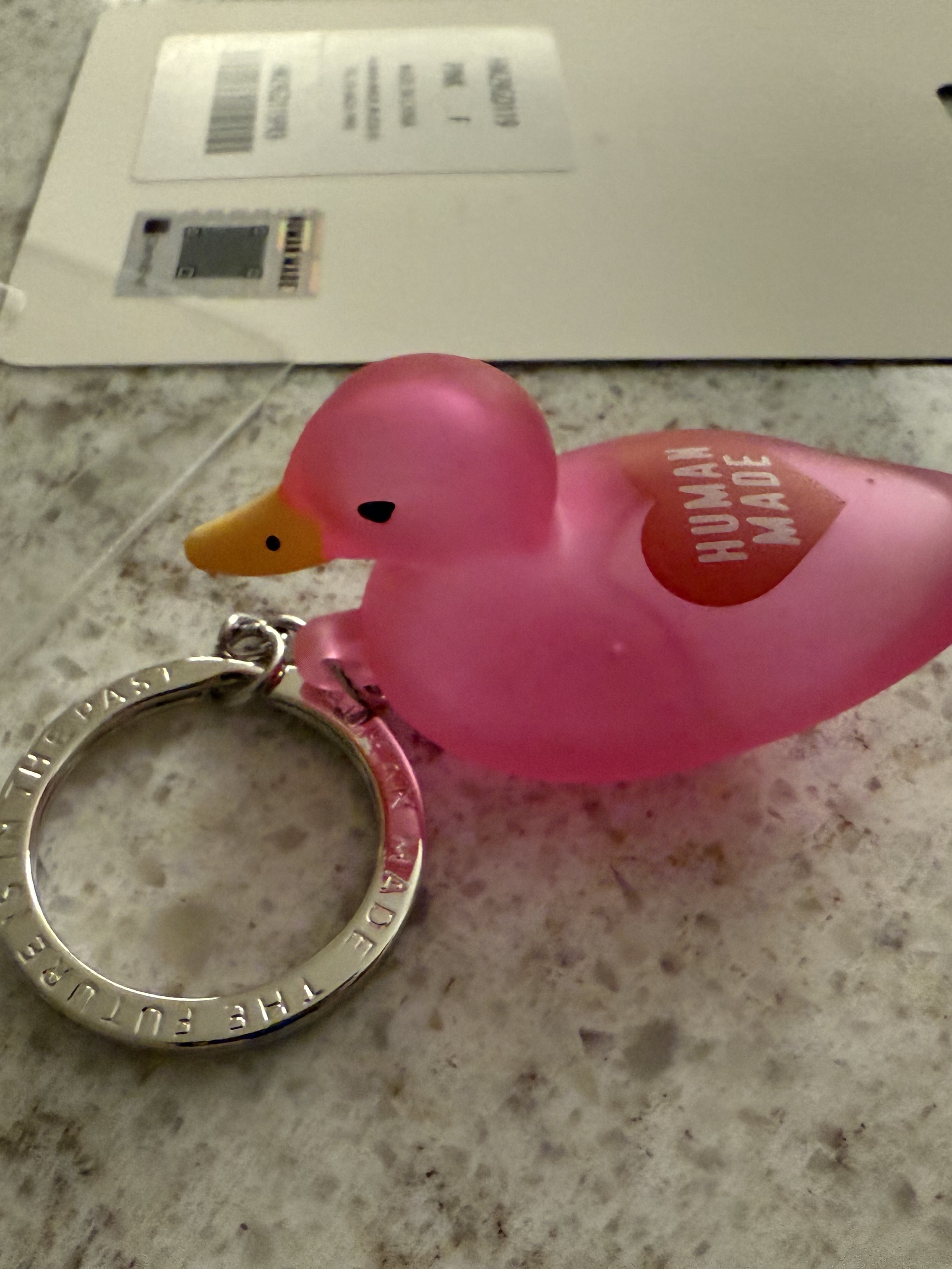 Human Made Duck PVC Key Chain Blue, Human Made Duck PVC Key Chain Clear 착용 스타일 - 4
