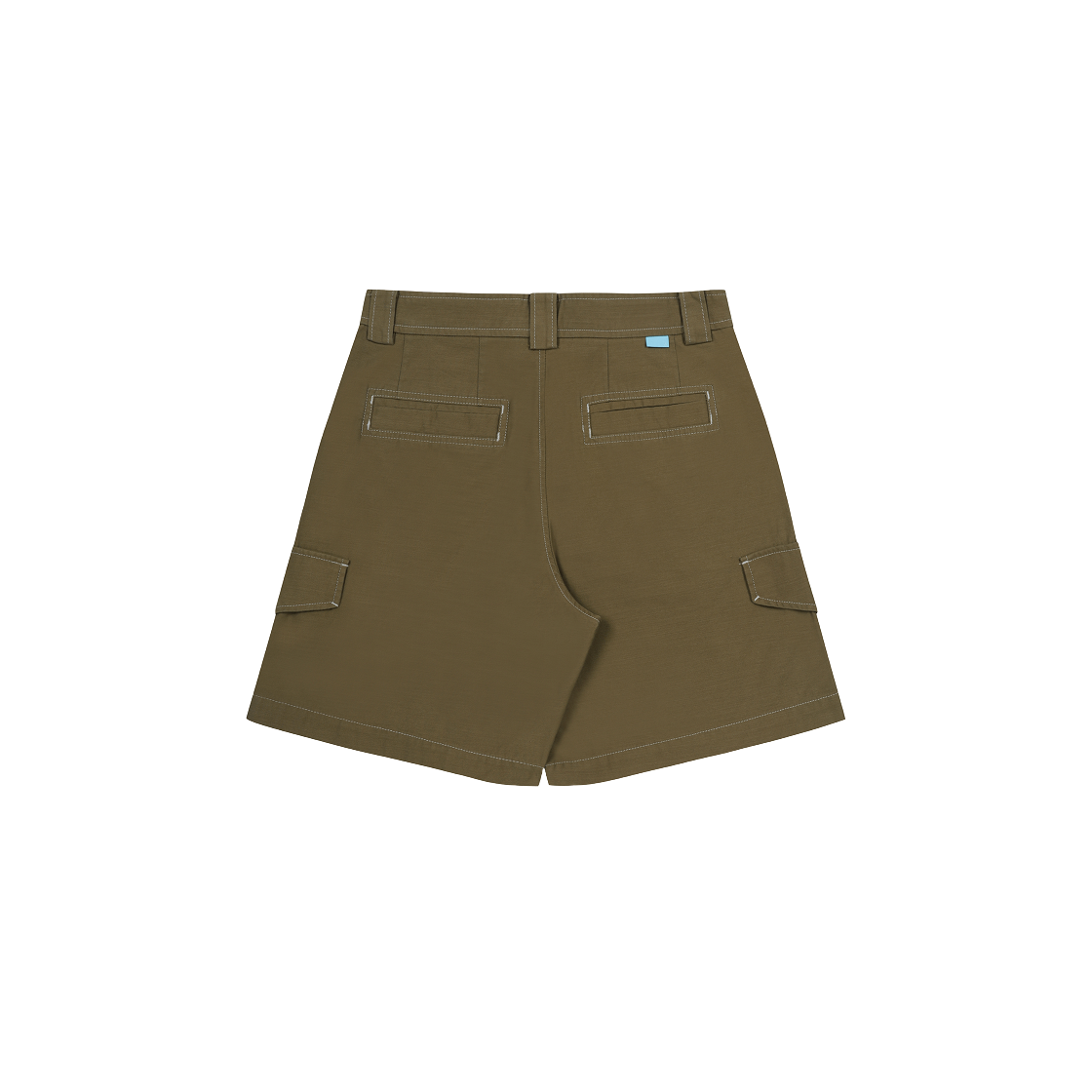 J3POM25321KHX AMOUPRE Woven Cargo Shorts Khaki - #2