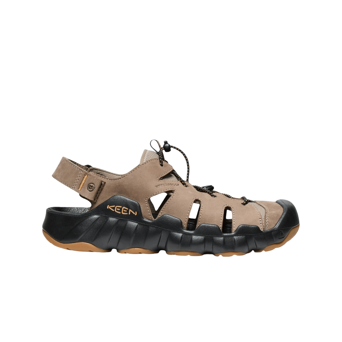 킨 하이퍼포트 피셔맨 레더 다크 베이지 남성 샌들(Keen Hyperport Fisherman Leather Dark Beige Men's Sandals)