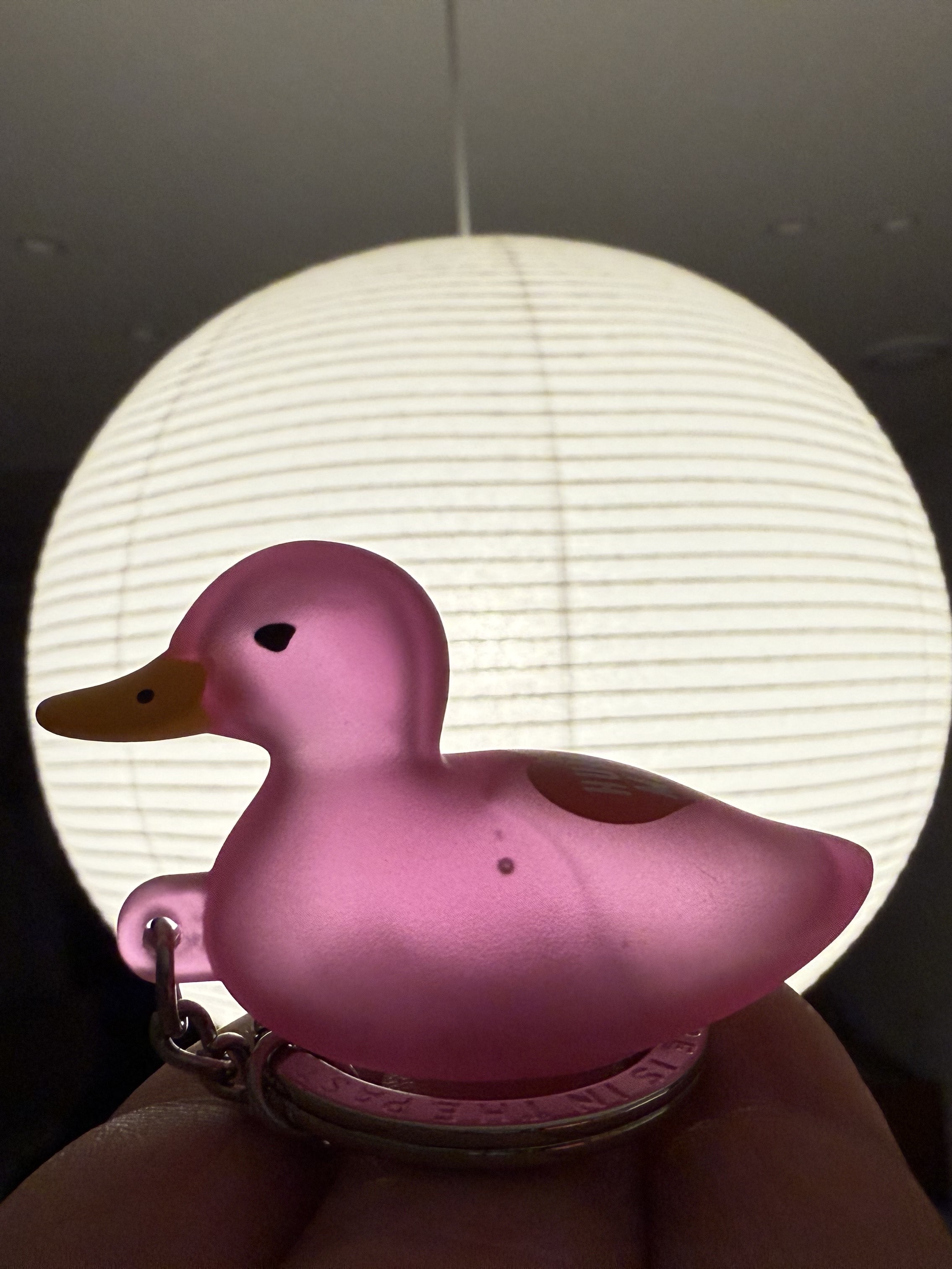 Human Made Duck PVC Key Chain Blue, Human Made Duck PVC Key Chain Clear 착용 스타일 - 3