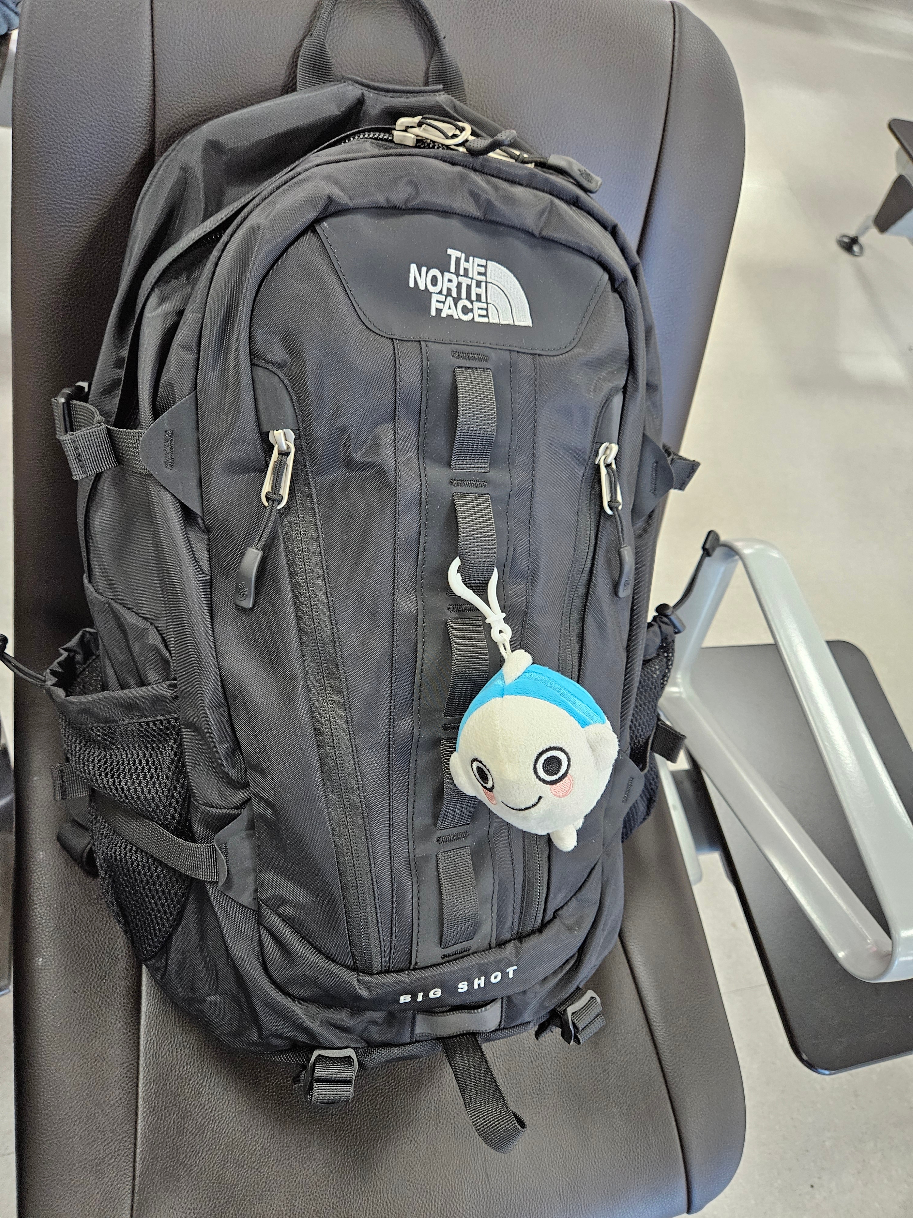 The North Face Big Shot Black 착용 스타일