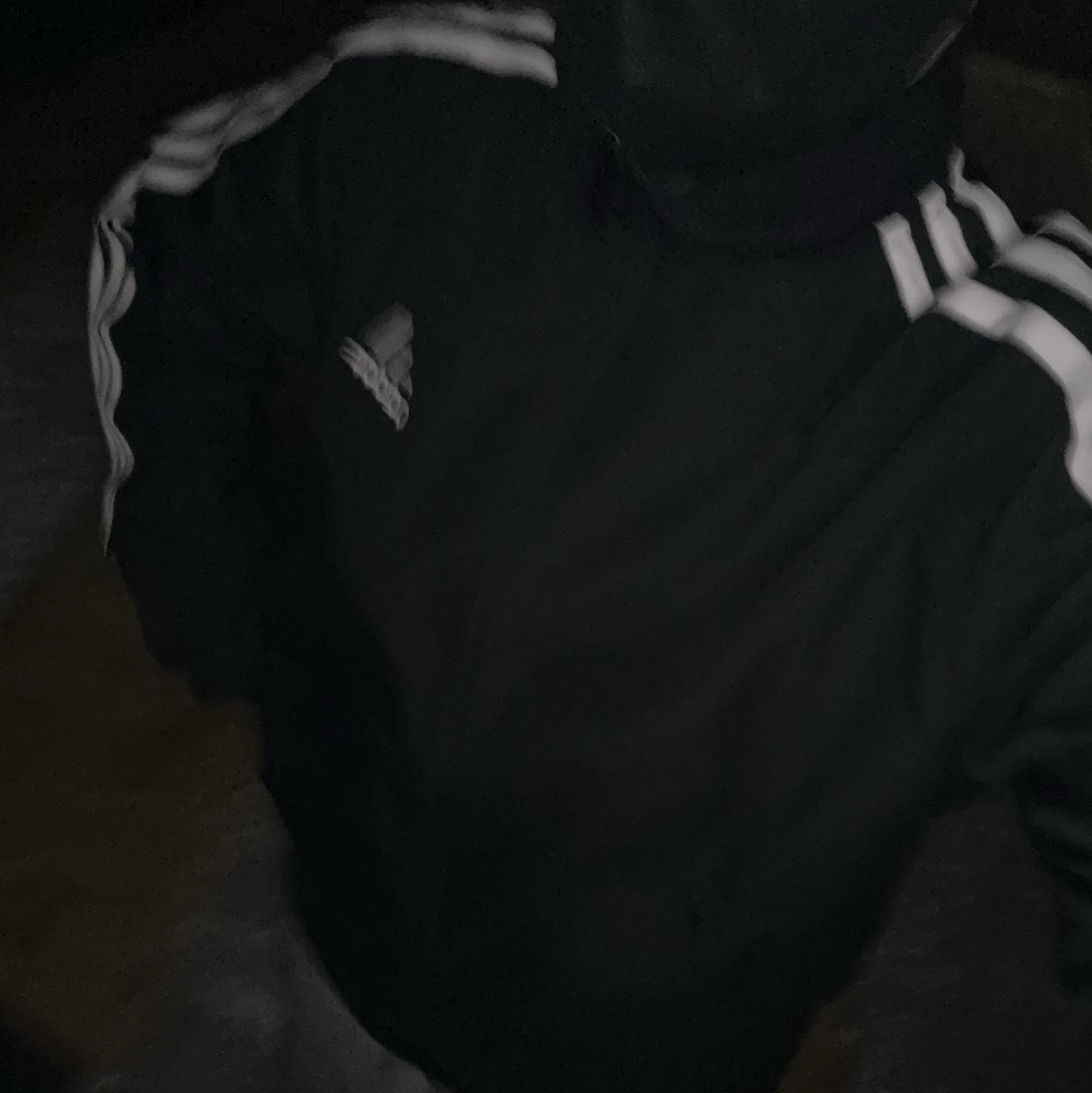 Adidas Aeroready Essentials Regular-Fit 3-Stripes Track Suit Black - KR Sizing 착용 스타일
