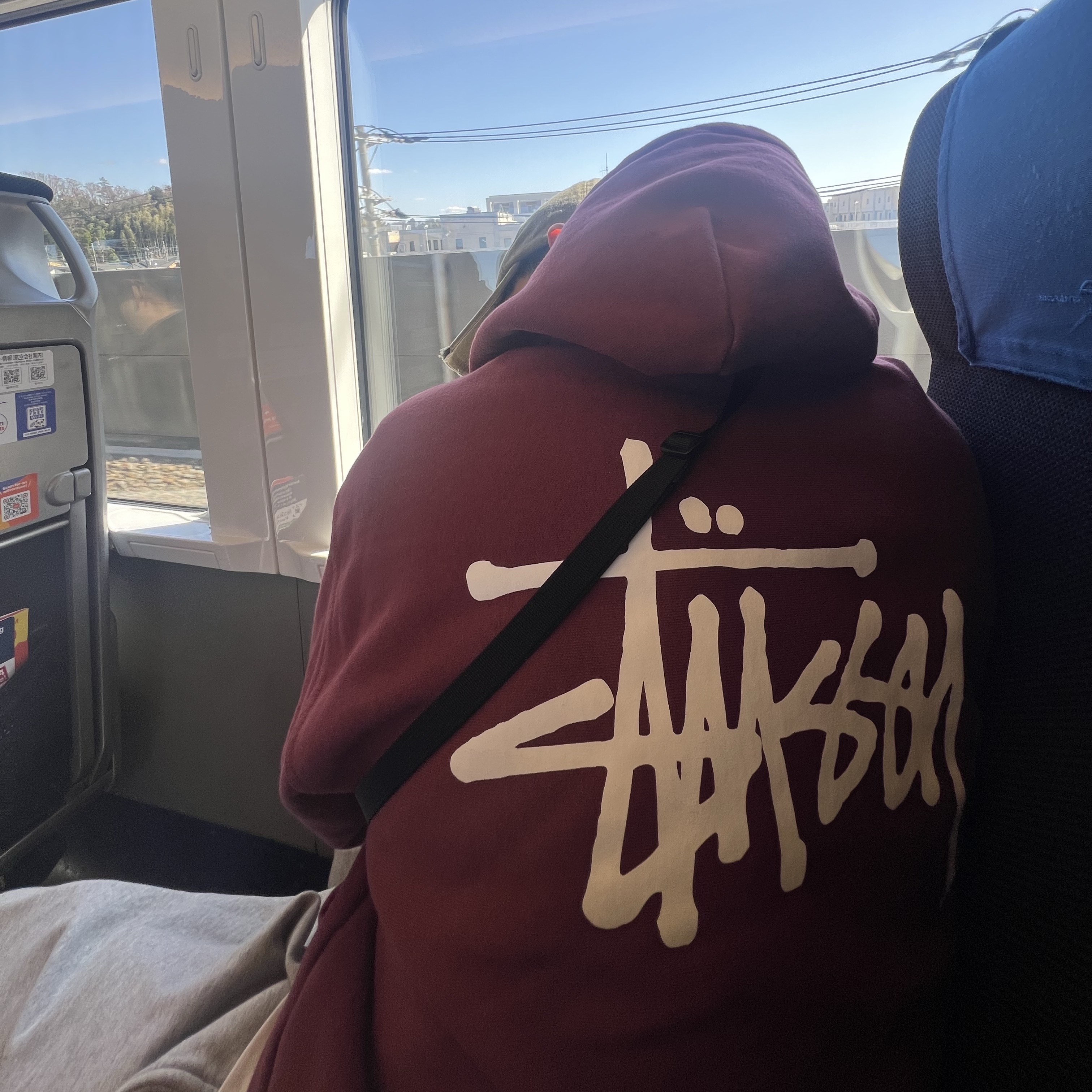 Stussy Basic Stussy Hoodie Oxblood 2024, [더블적립] ETCE Boy Hood Destroyed Cap Washed Khaki 착용 스타일 - 3