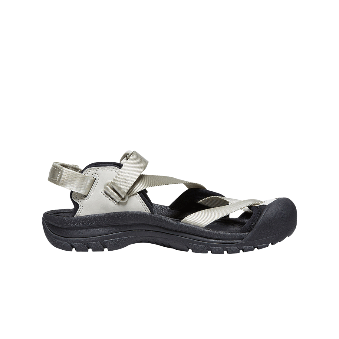 KNSO5E109WT Keen Zerraport II Sandals Women Silver Birch/Black