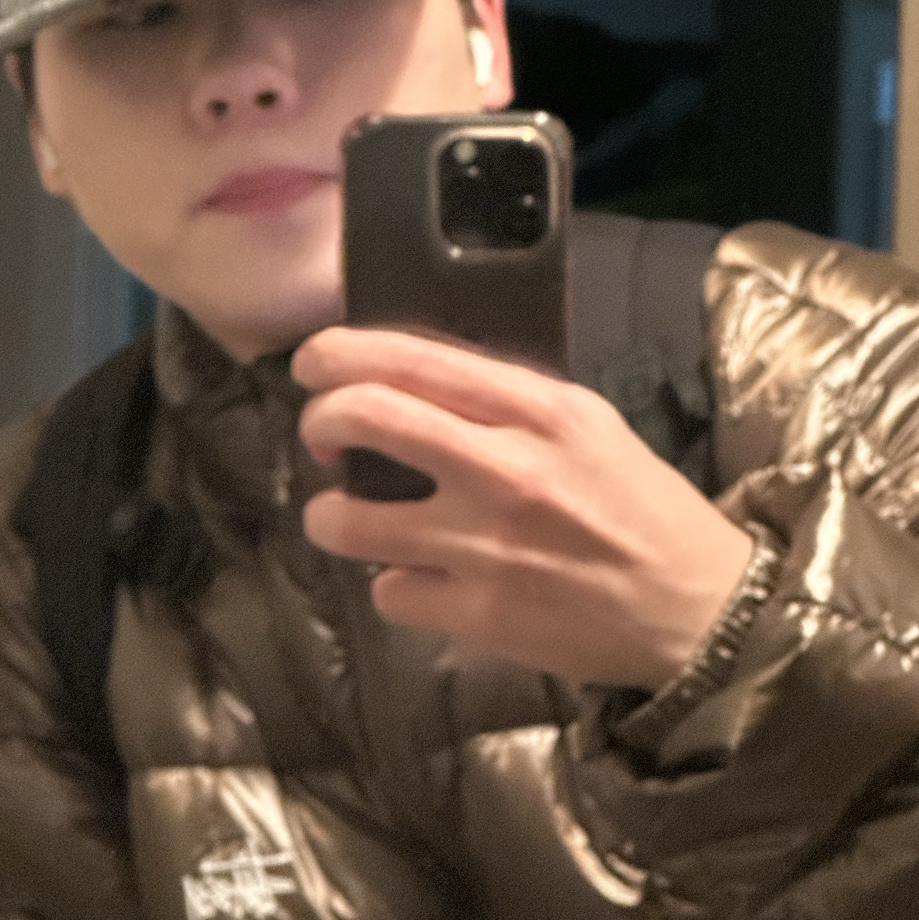 Stussy Midweight Puffer Brown 착용 스타일