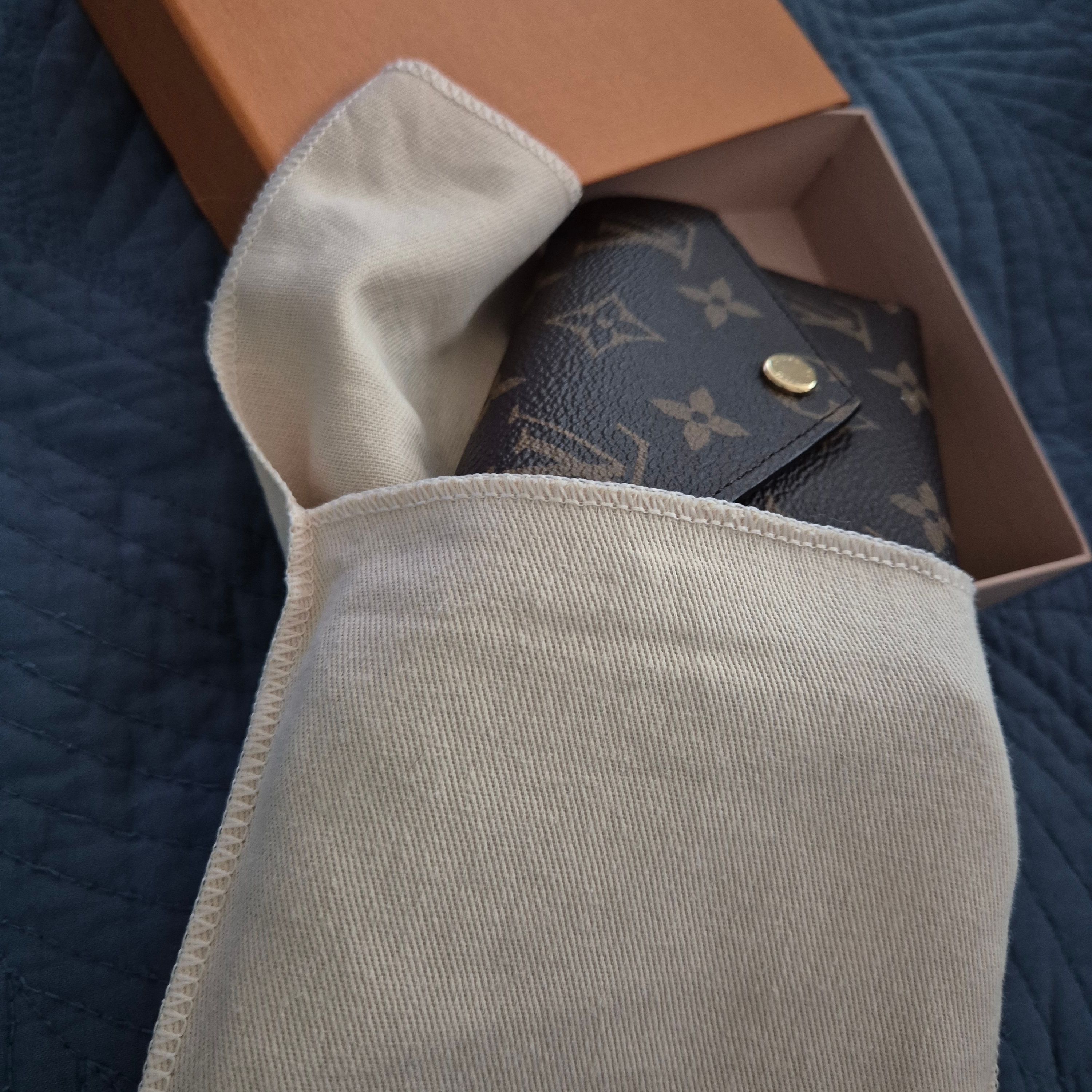 Louis Vuitton Victorine Wallet Monogram 착용 스타일