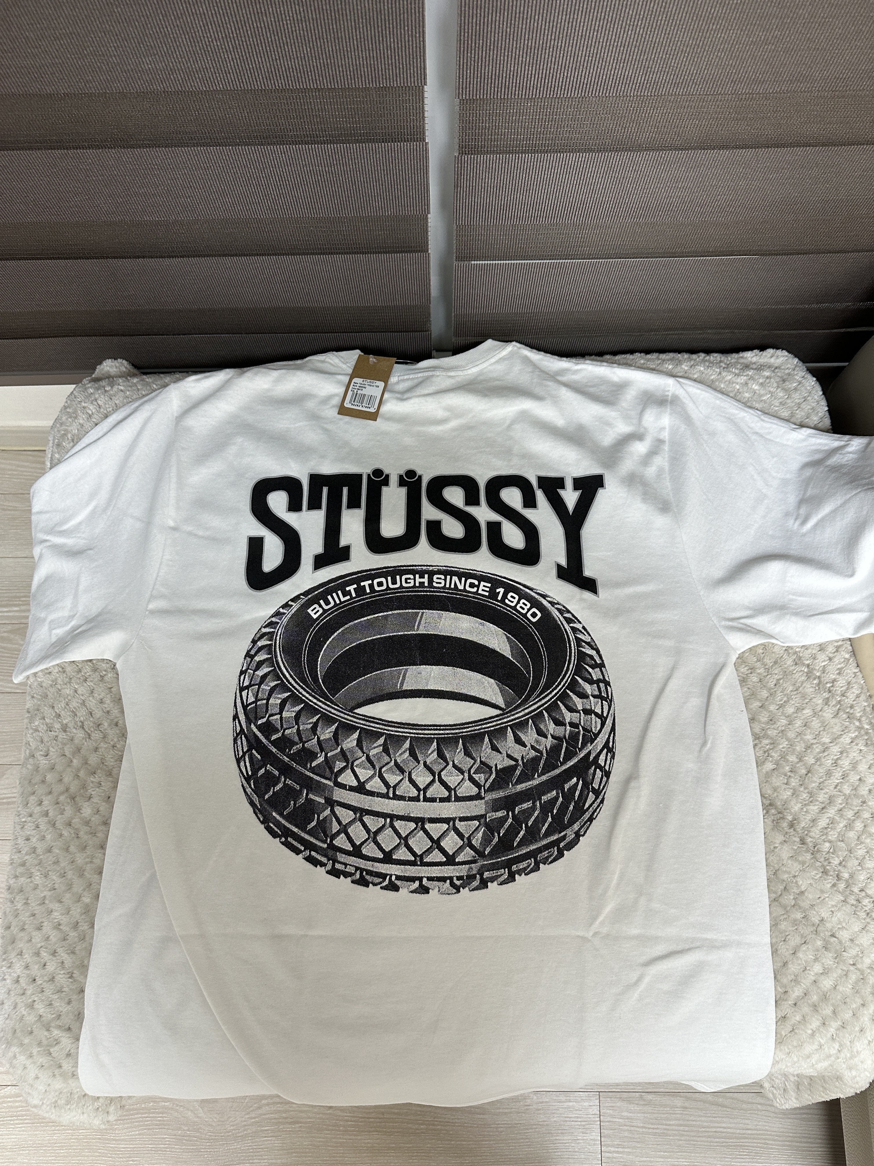 Stussy Tough Tread T-Shirt White 착용 스타일