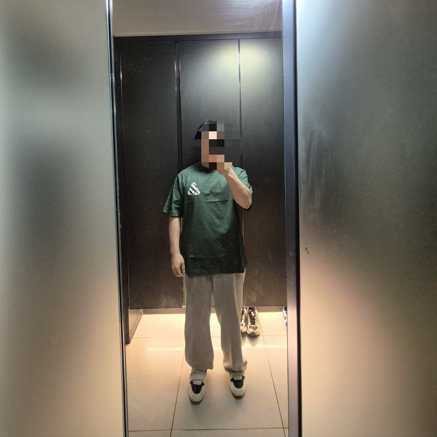 Palace Ripped Tri T-Shirt Racey Green - 25SS 착용 스타일 - 1