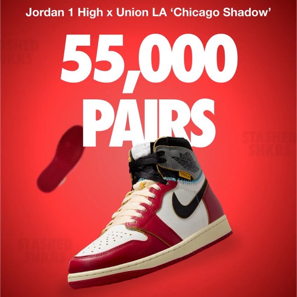 Jordan 1 x Union Retro High OG Chicago Shadow 착용 스타일 - 1