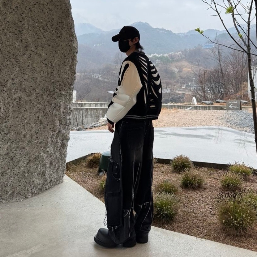Balenciaga Steroid Derby Black 착용 스타일 - 1