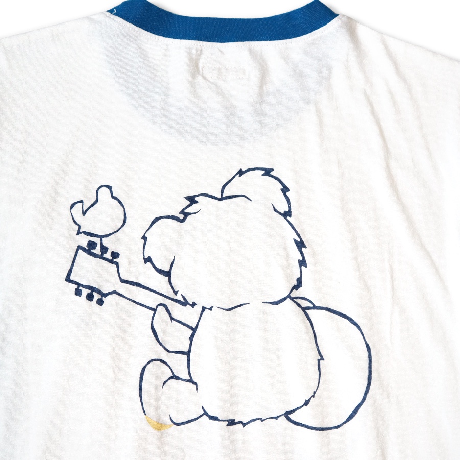 Kapital 20 Tenjiku Ringer T-Shirt Little Bear & Harmony Pt Blue 착용 스타일