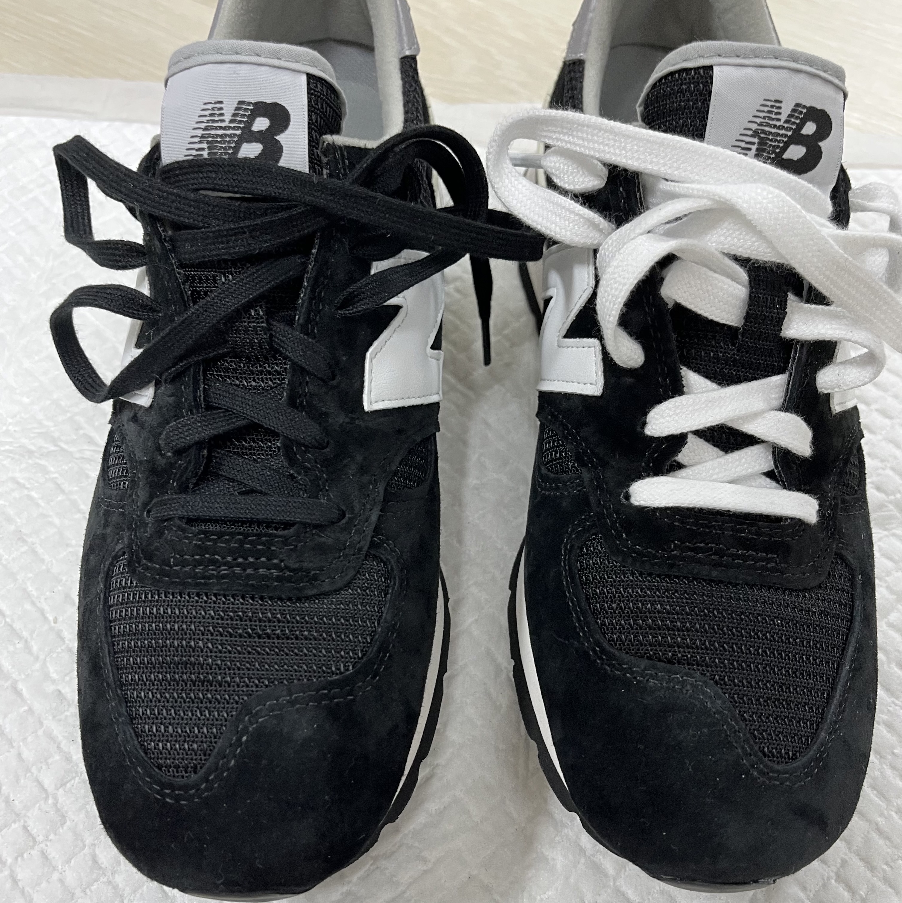 New Balance 990v1 Made in USA Black 착용 스타일