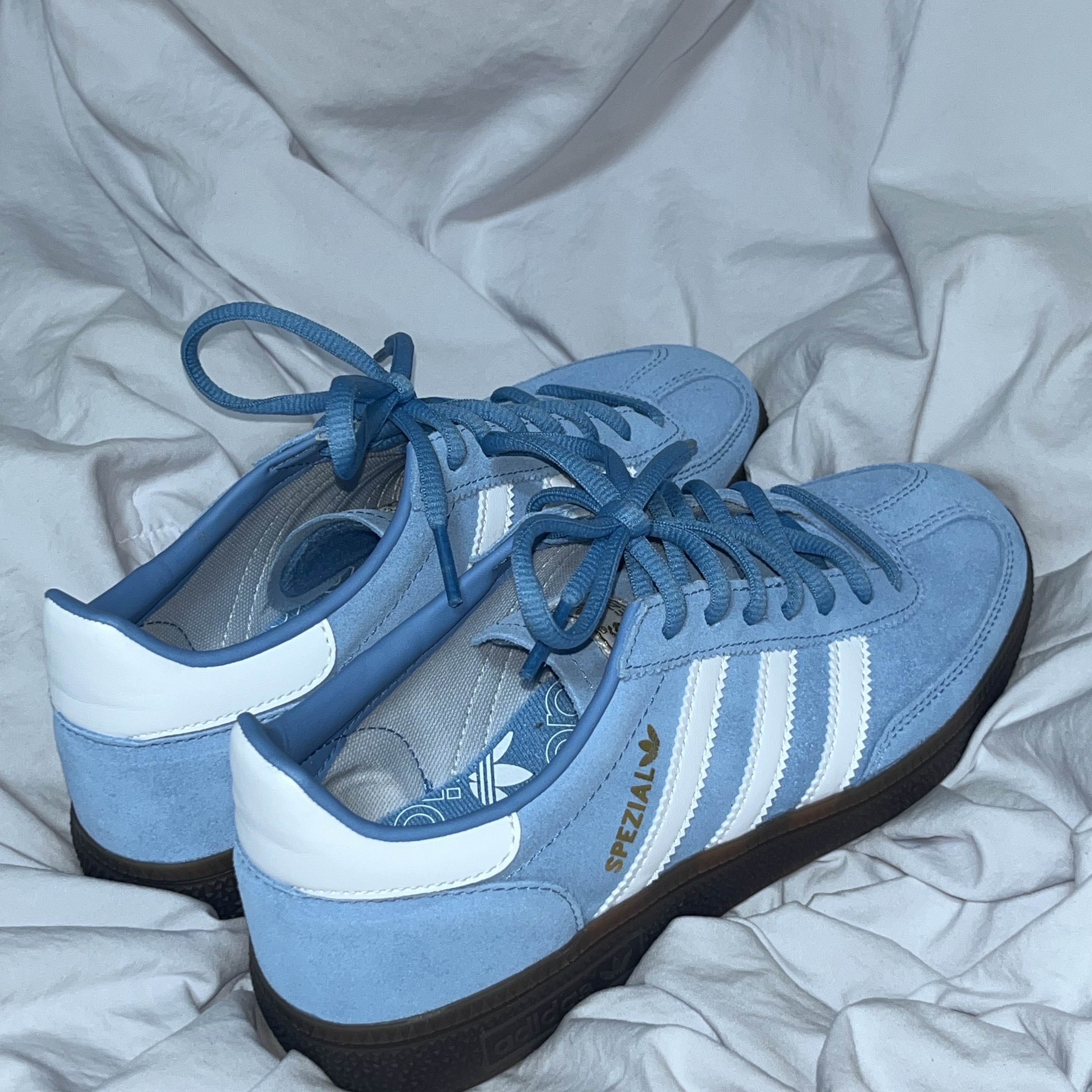 Adidas Spezial Handball Light Blue 착용 스타일 - 1
