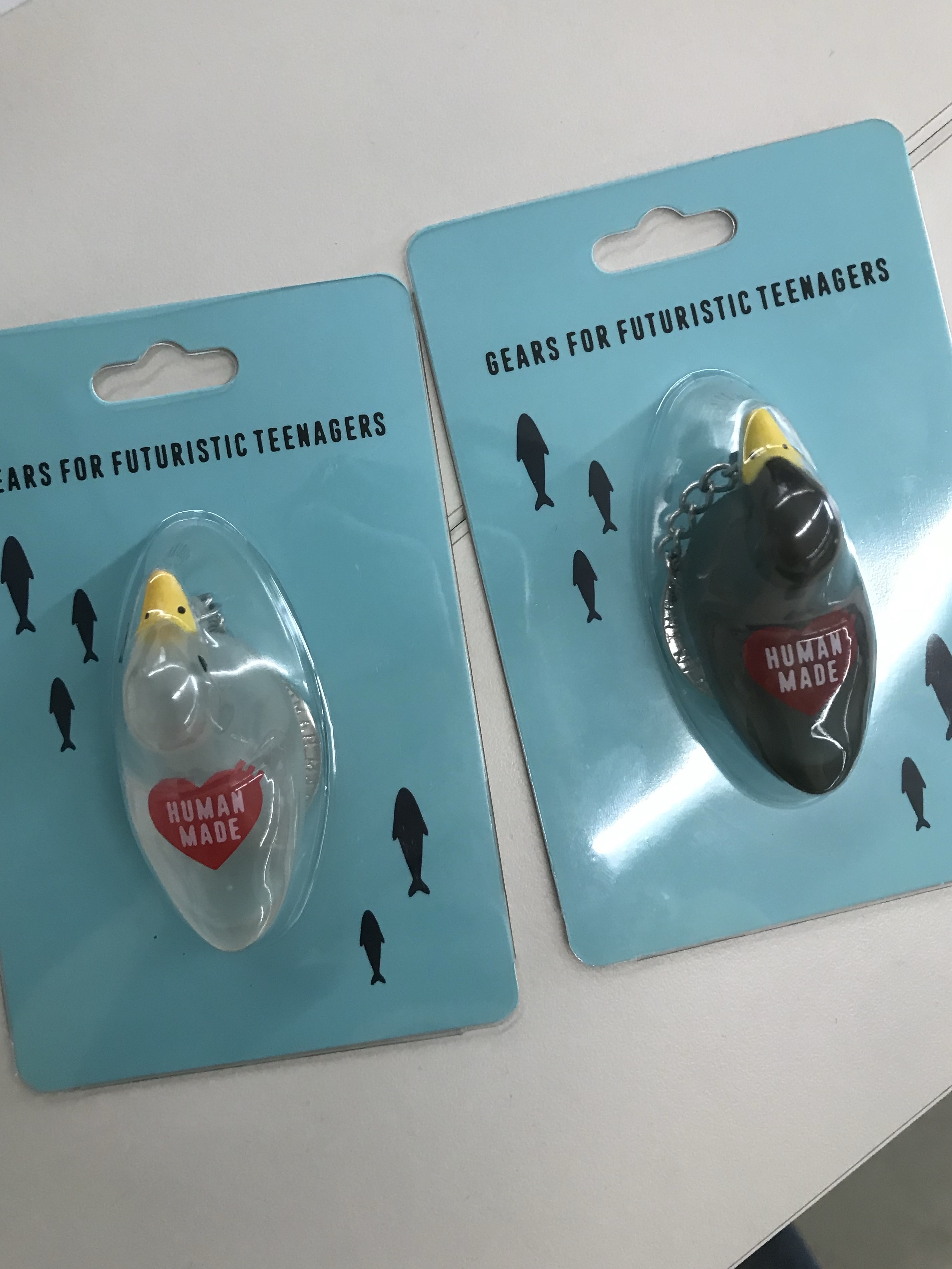 Human Made Duck PVC Key Chain Clear, Human Made Duck PVC Key Chain Black 착용 스타일 - 2